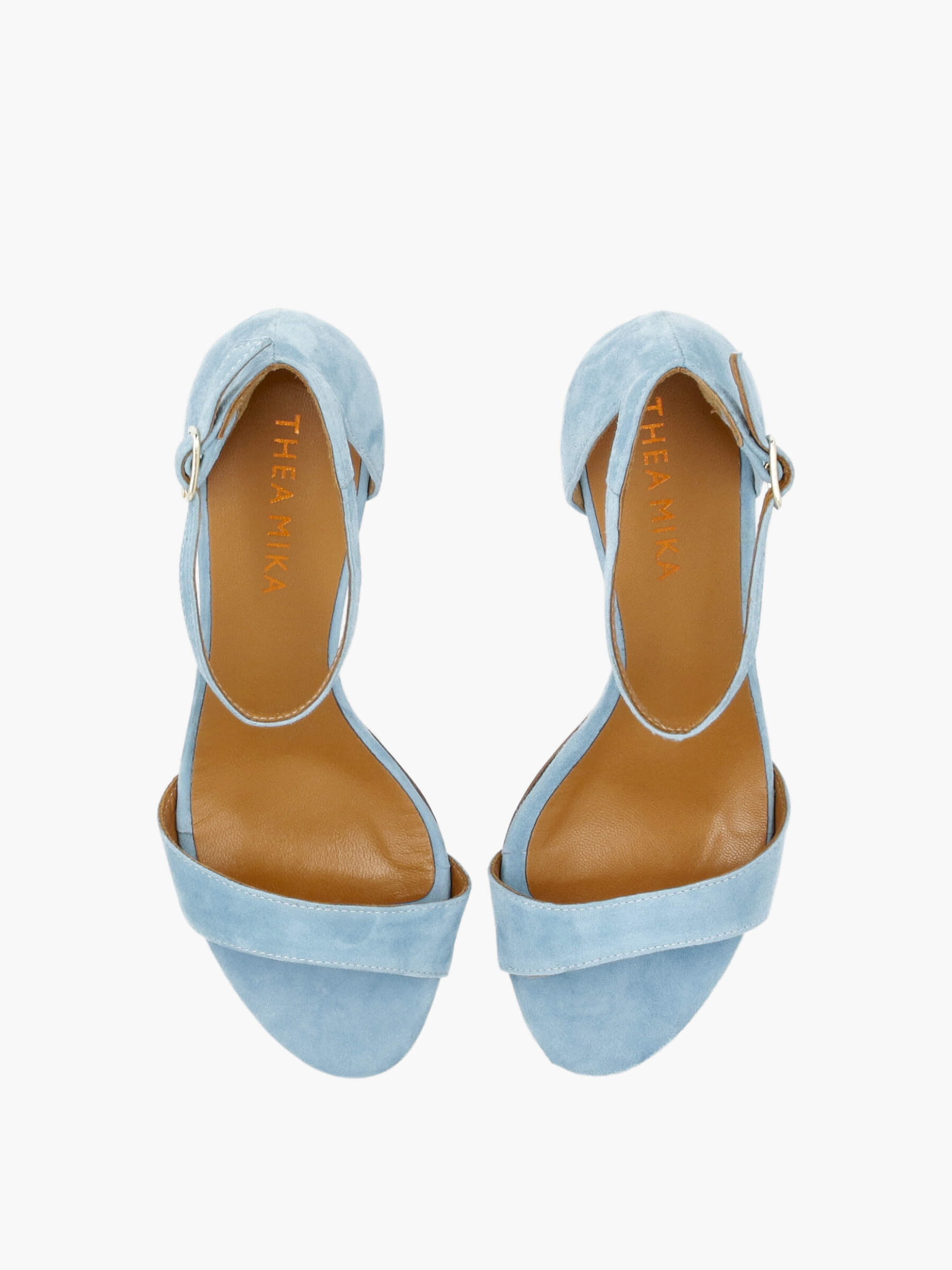Strappy sandals turchese 70 mm 