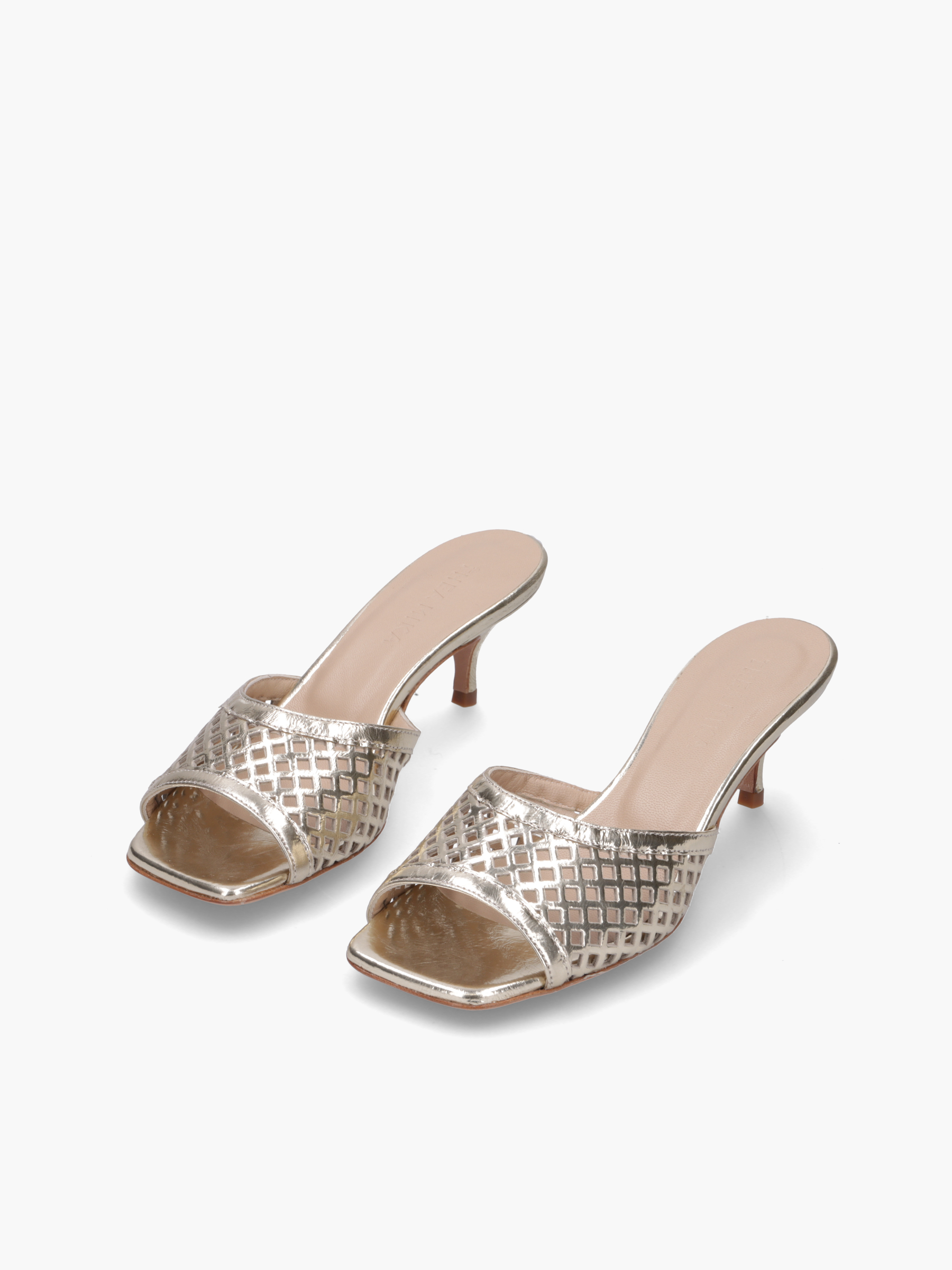 GINA-Metallic-Leder-Gold-TM0660M-0036-0084-Thea-Mika_8_BM GINA Metallic-Leder Gold, Bekleidung, Schuhwerk, Sandale, Schuh, Hoher Absatz