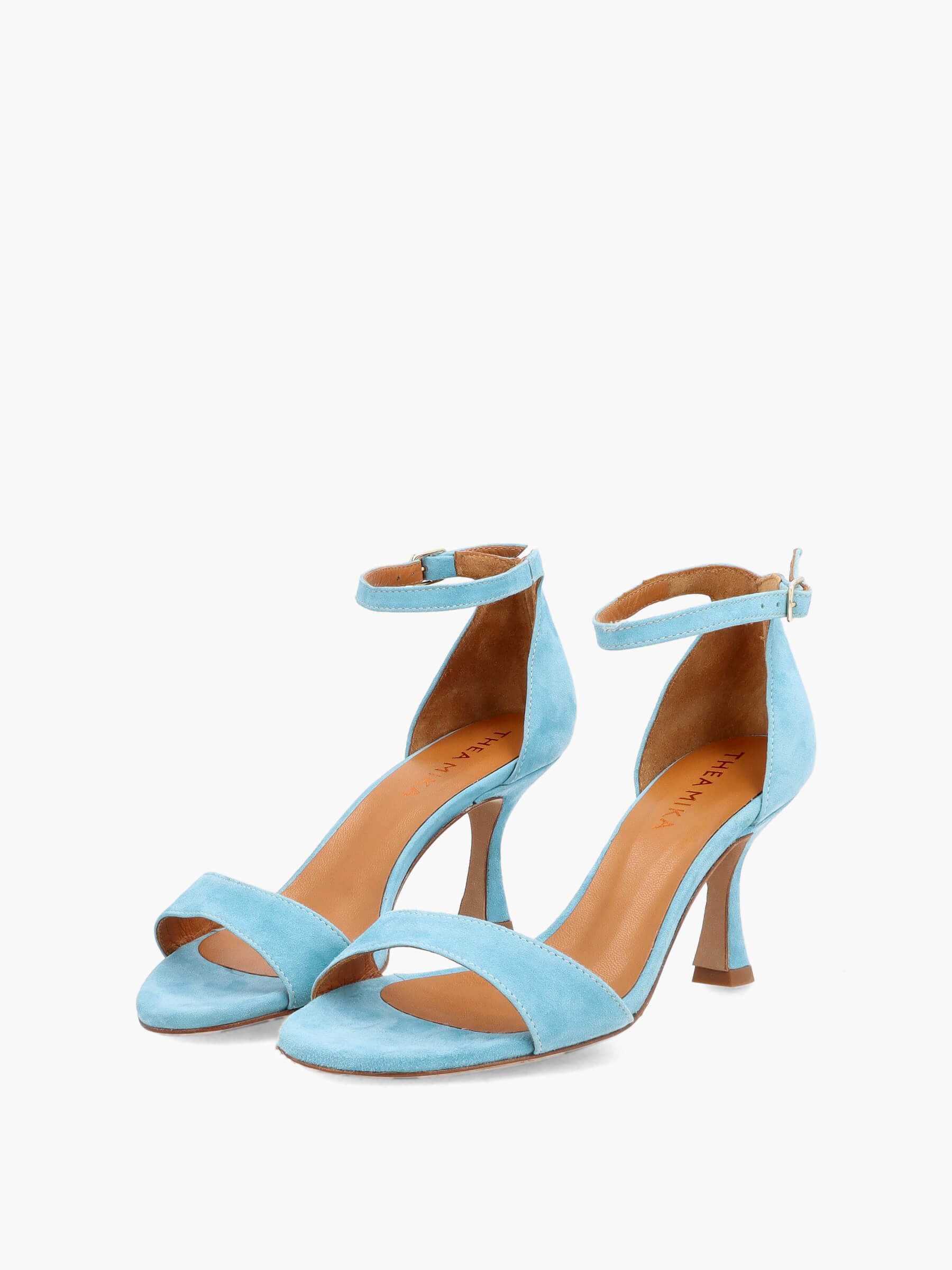 Strappy sandals turchese 70 mm 