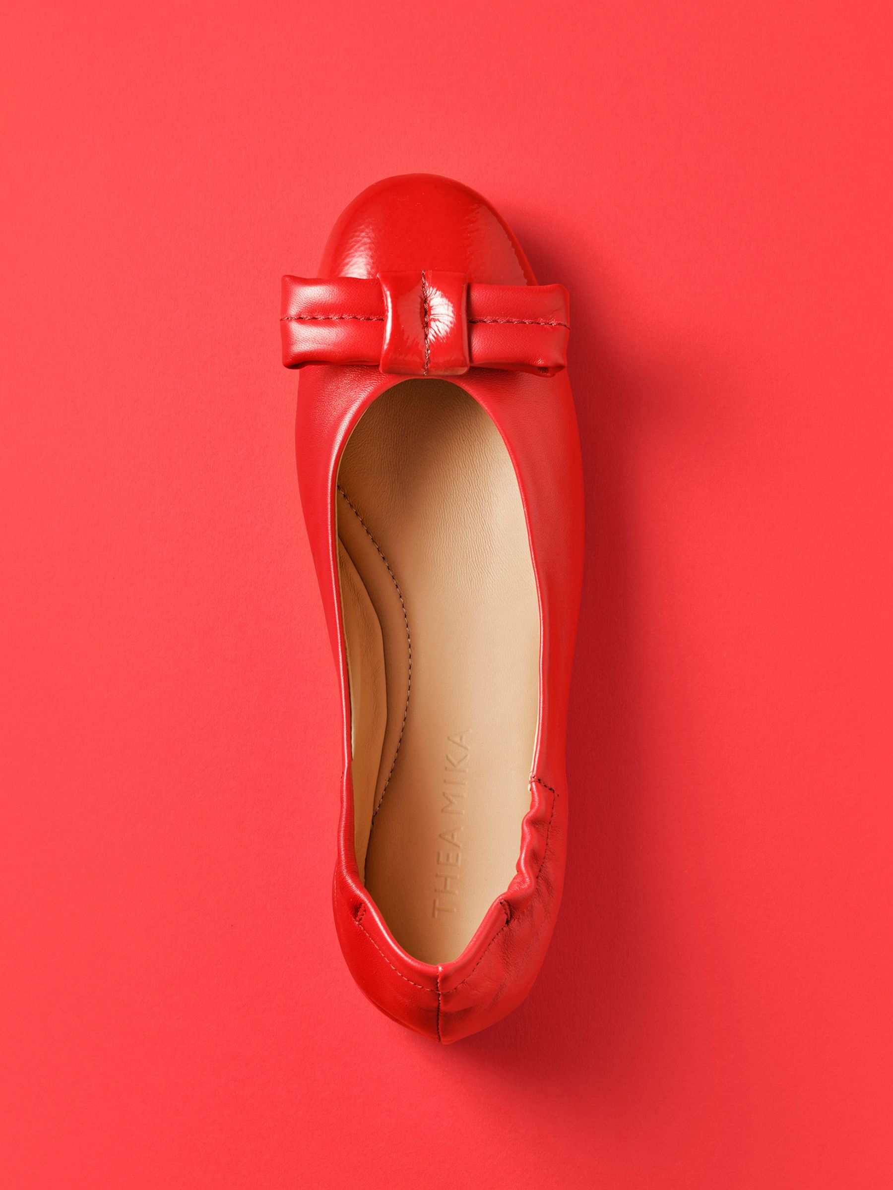 Ballerina-rot-TX09106-1058-0239-TheaMika_P1_BM TX09106-1058-0239, Bekleidung, Schuhwerk, Schuh, Hoher Absatz