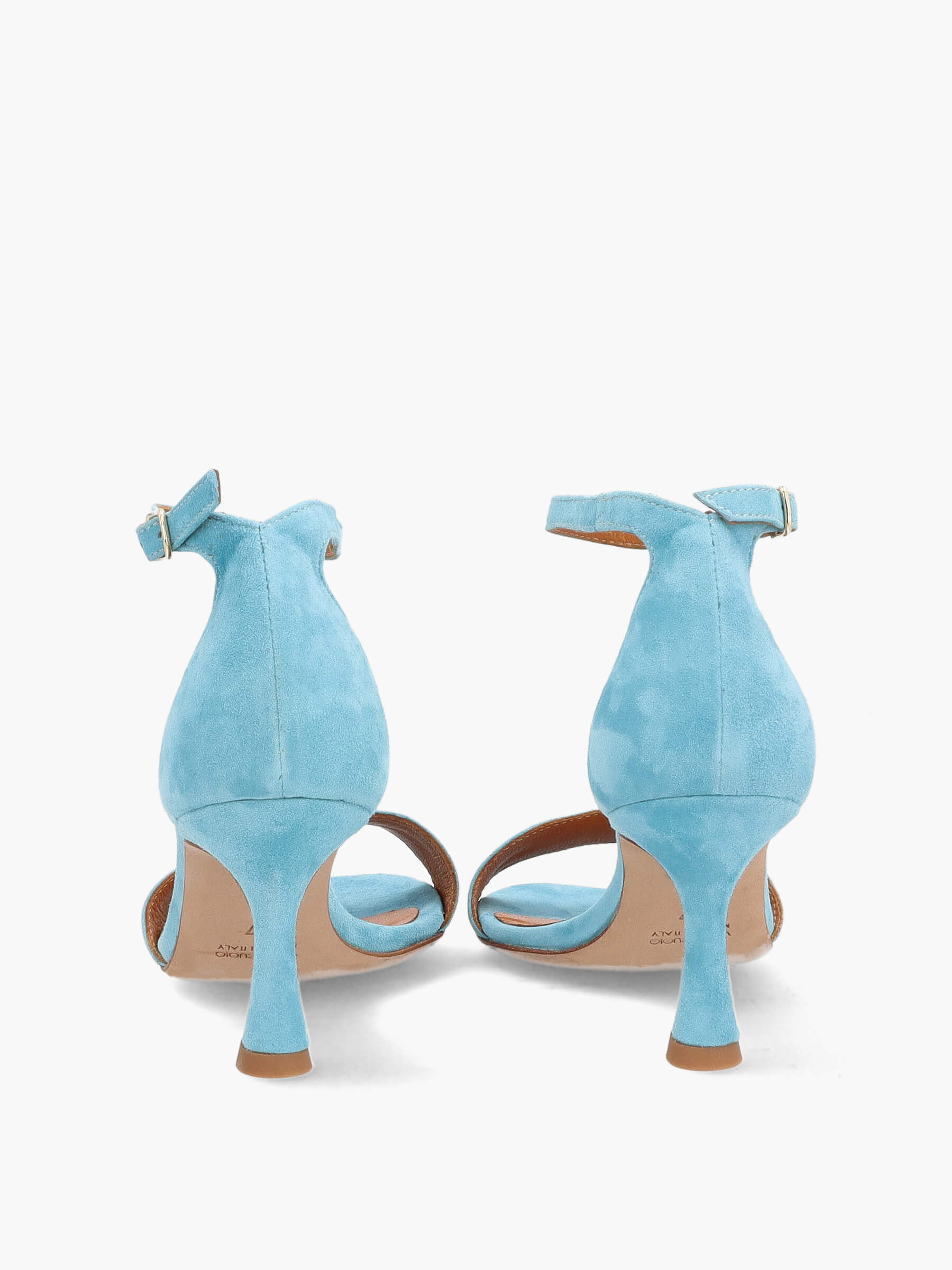 Strappy sandals turchese 70 mm 