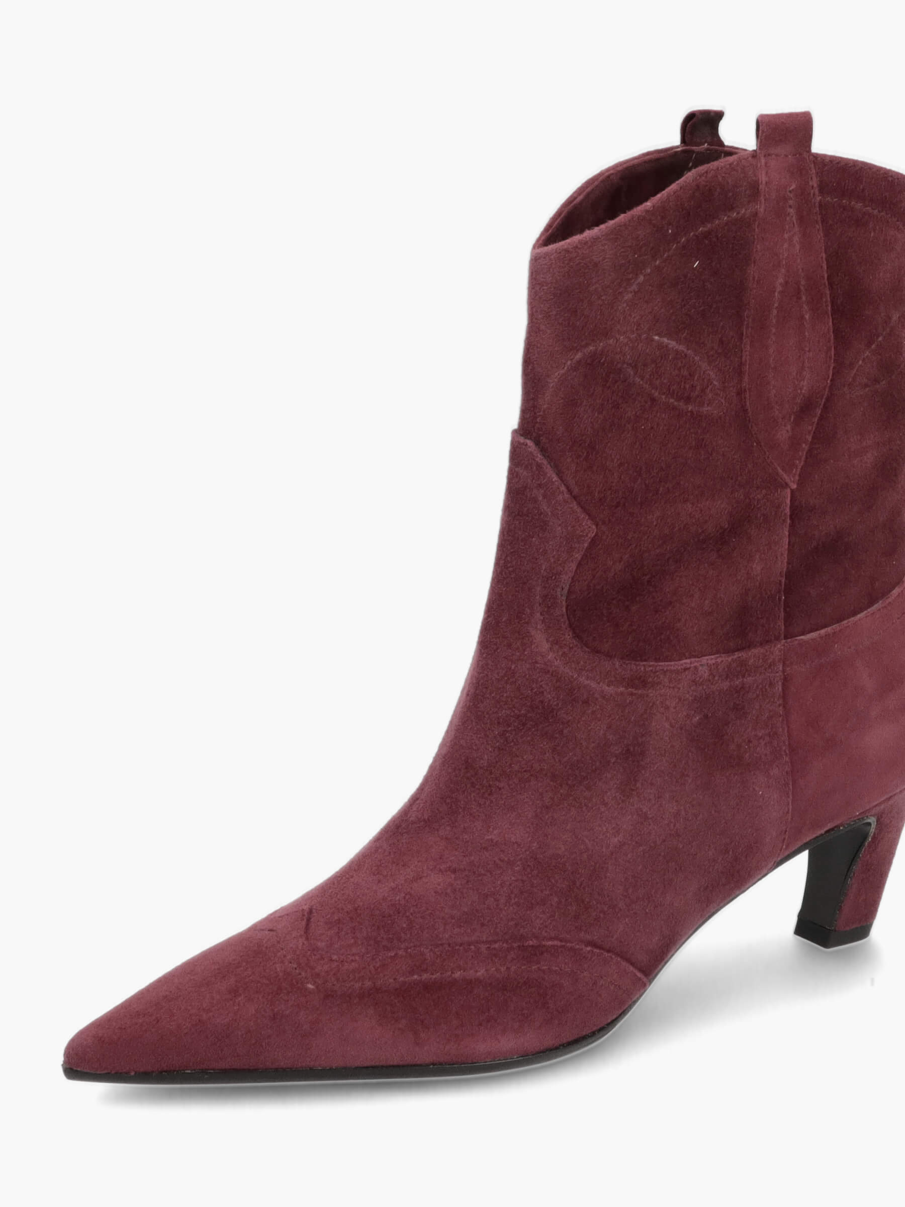 Cowboy-Boots-dunkelrot-50-mm-TMC452B-0027-0008-Thea-Mika_6_BMfTGKOUl6wYWup Cowboy boots dunkelrot 50 mm, Bekleidung, Schuhwerk, Schuh, Hoher Absatz, Wildleder