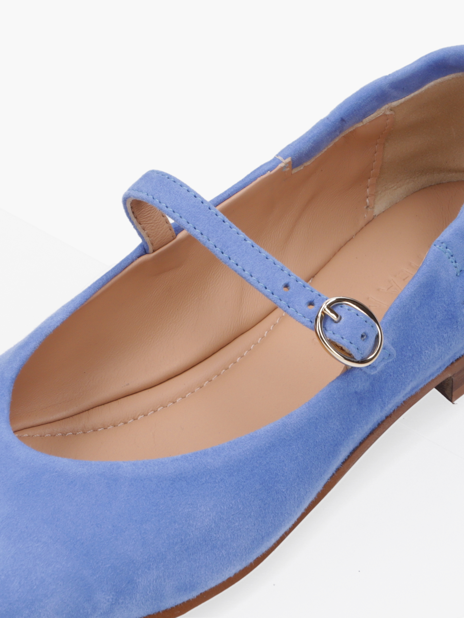 BINTI-Veloursleder-Blau-TM09201-0010-0216-Thea-Mika_6_BM BINTI Veloursleder Blau, Bekleidung, Schuhwerk, Schuh, Hoher Absatz