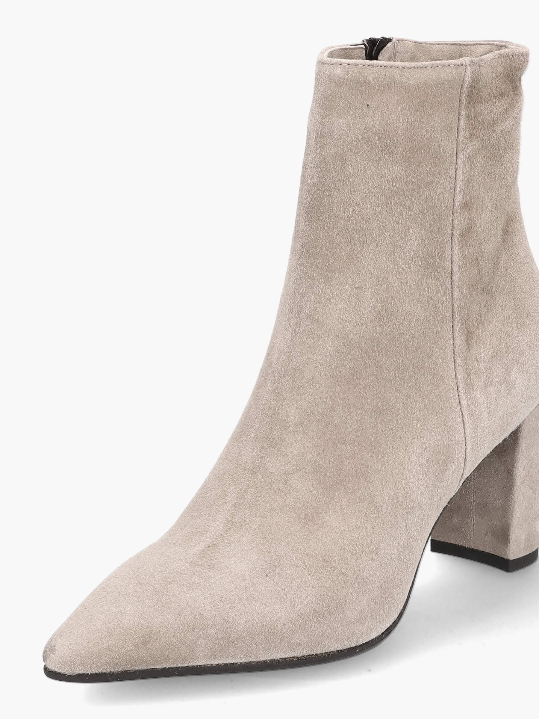 Stiefeletten hellgrau 70 mm, Bekleidung, Schuhwerk, Schuh, Hoher Absatz