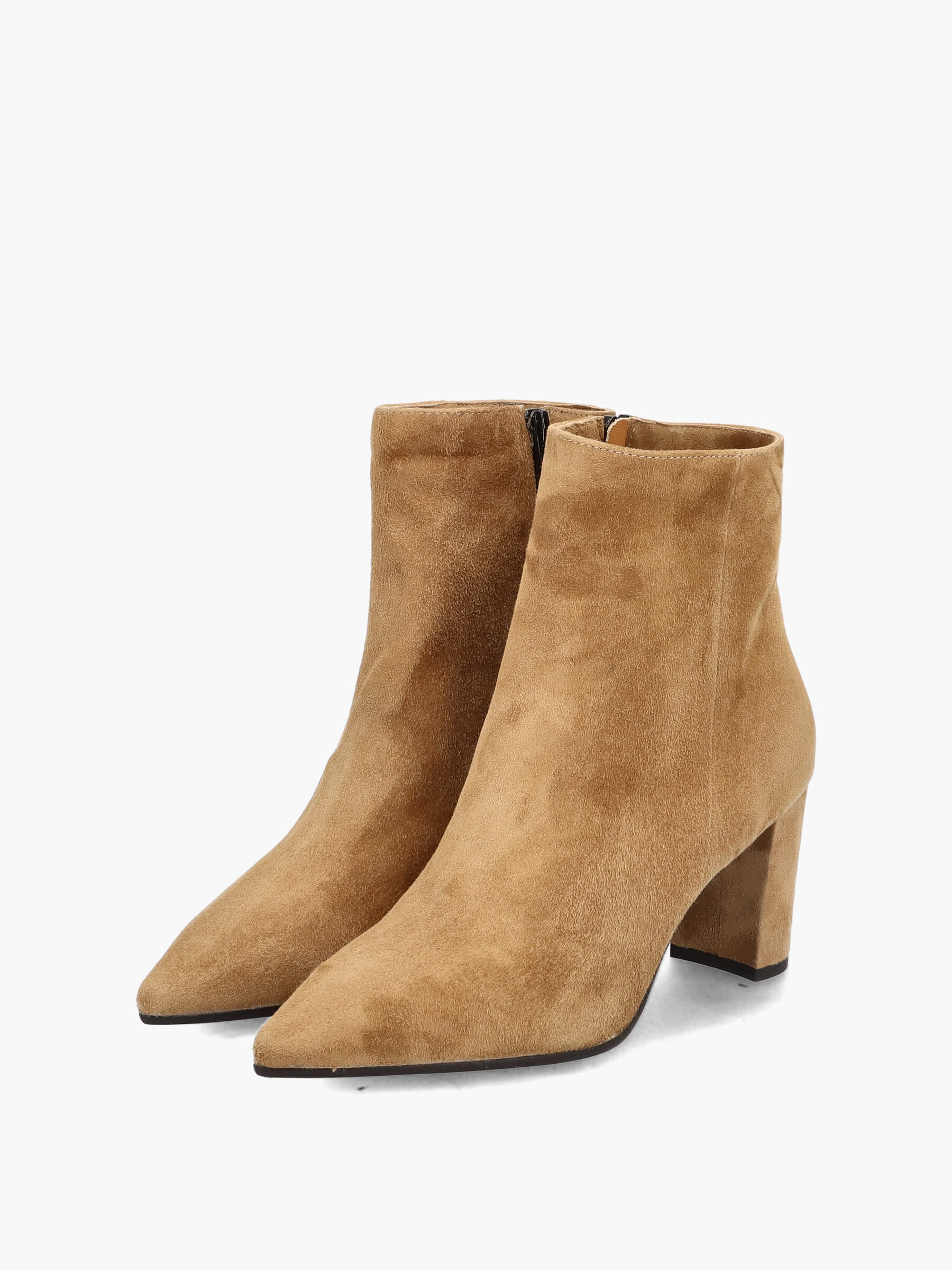 Stiefeletten nut 70 mm, Schuhwerk, Schuh, Hoher Absatz, Wildleder, Socke