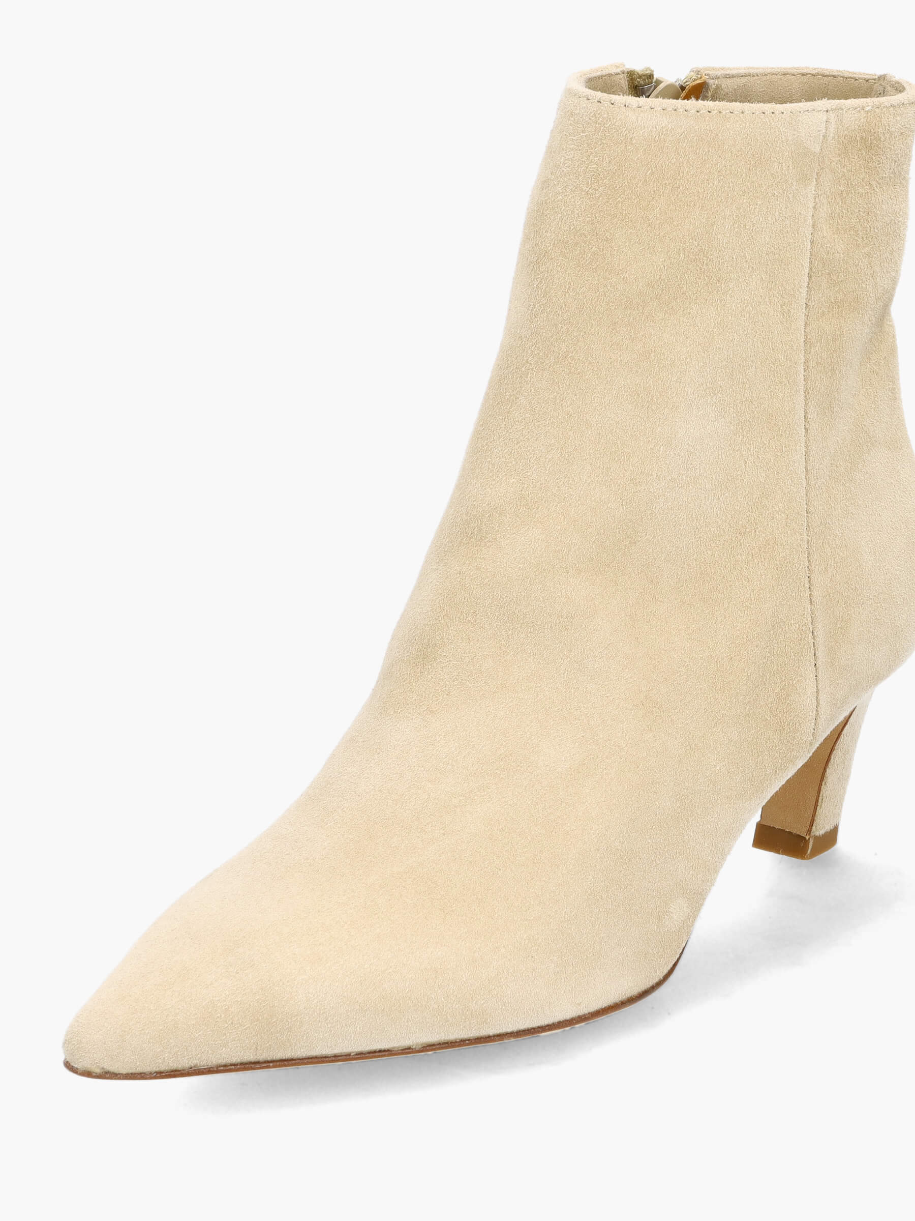 Stiefeletten beige 50 mm, Bekleidung, Schuhwerk, Schuh, Hoher Absatz