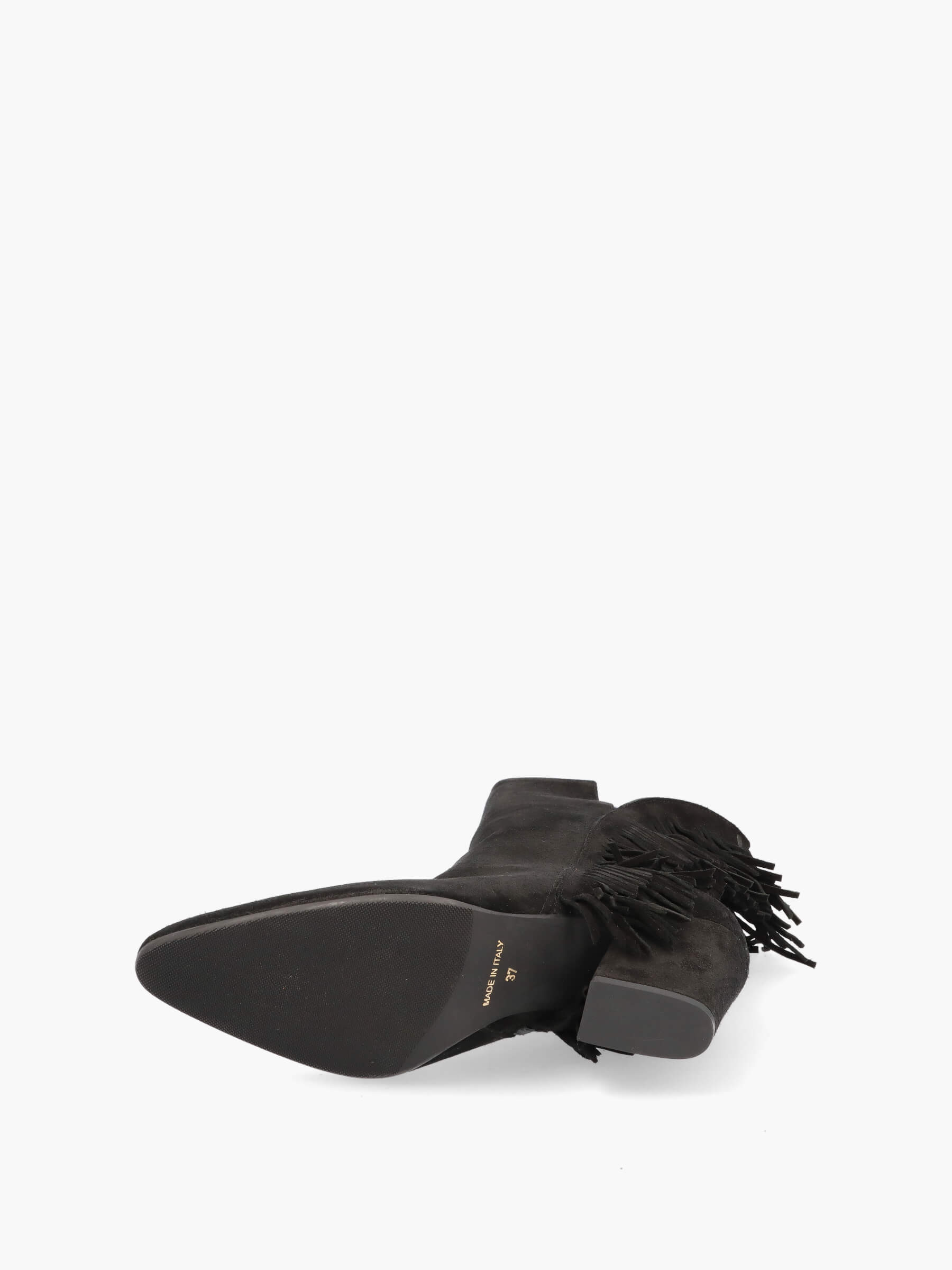 Fringe boots nero