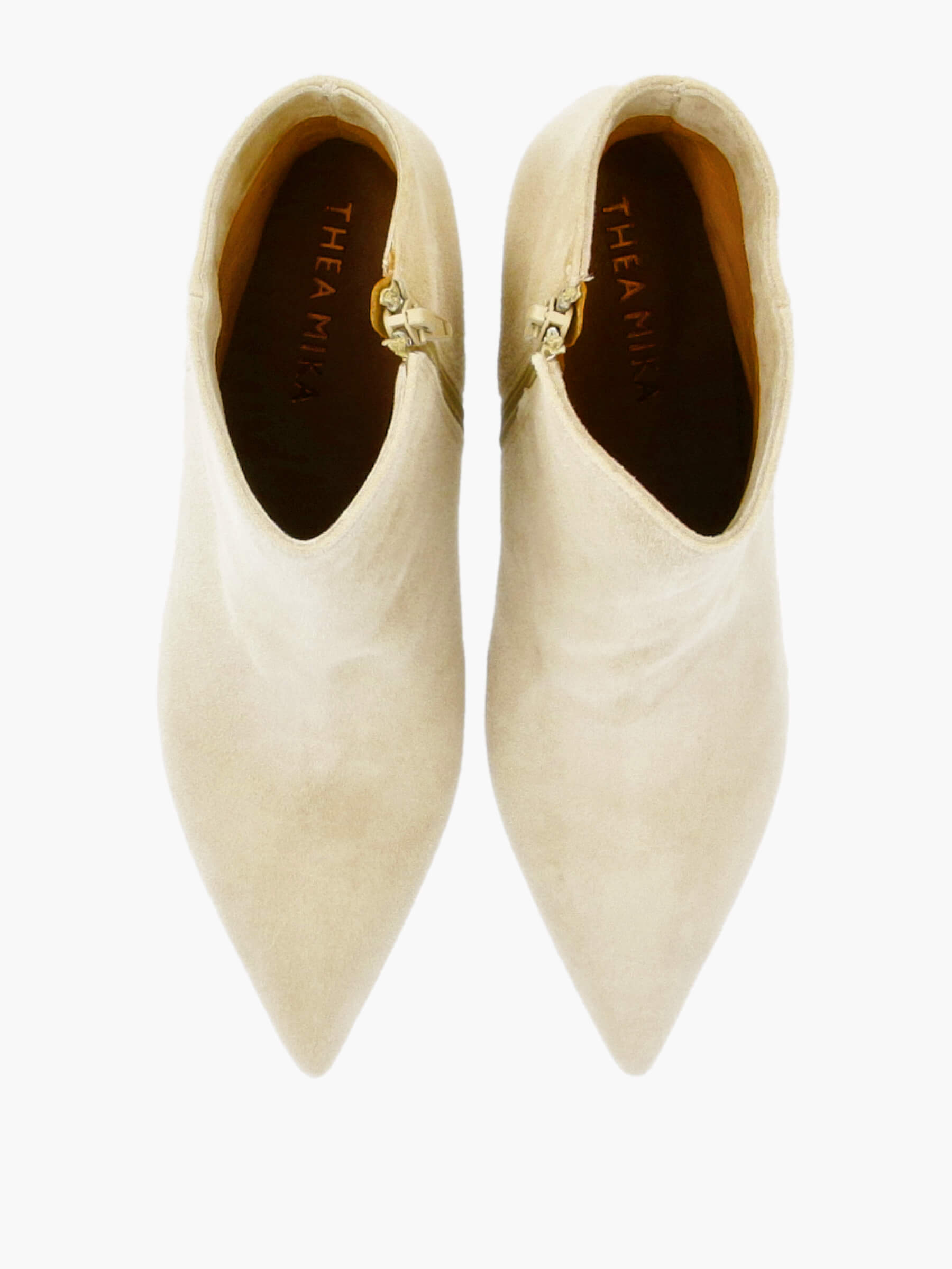 Stiefeletten beige 50 mm, Bekleidung, Schuhwerk, Schuh