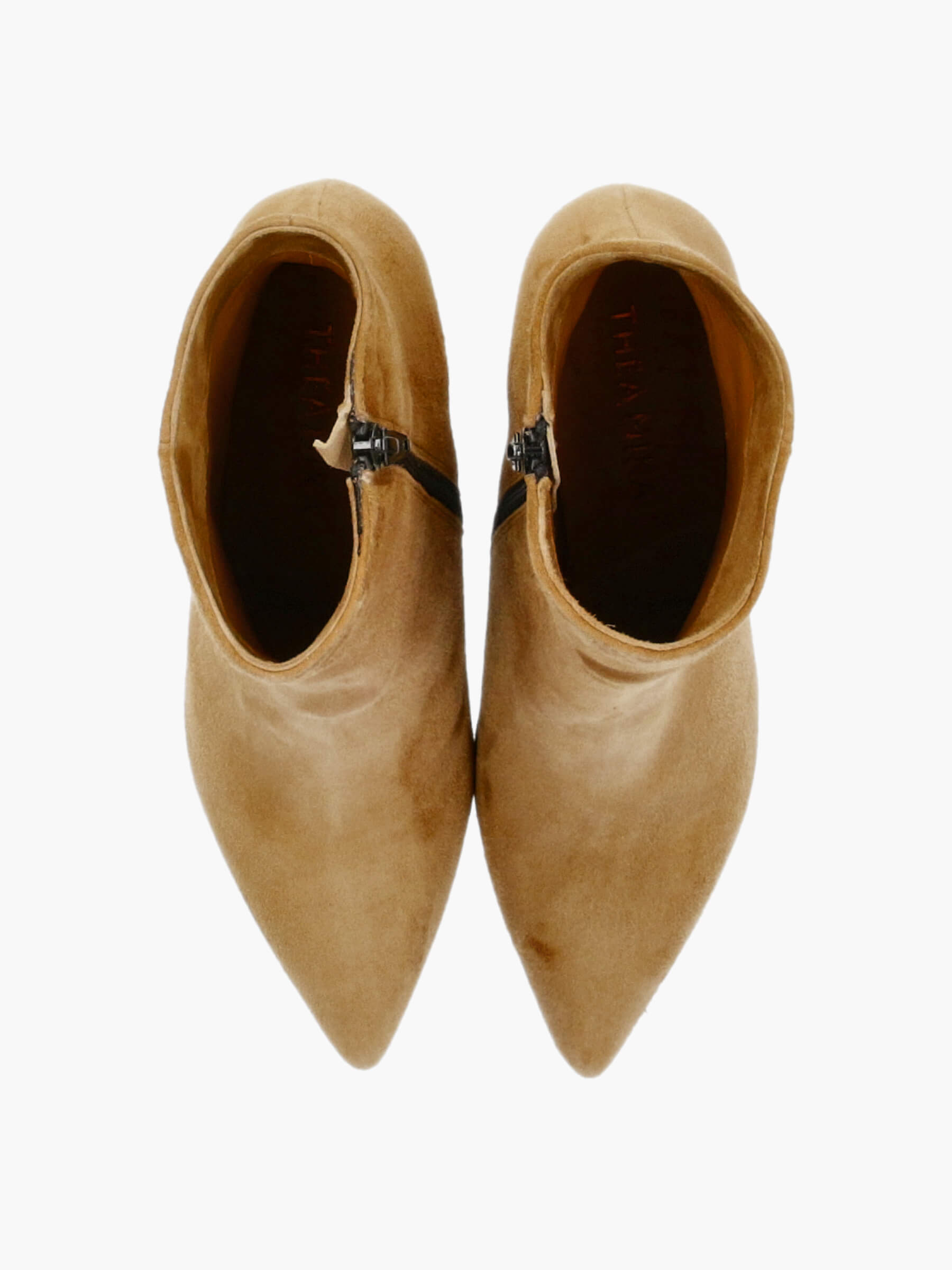 Stiefeletten nut 70 mm, Bekleidung, Schuhwerk, Schuh, Wildleder