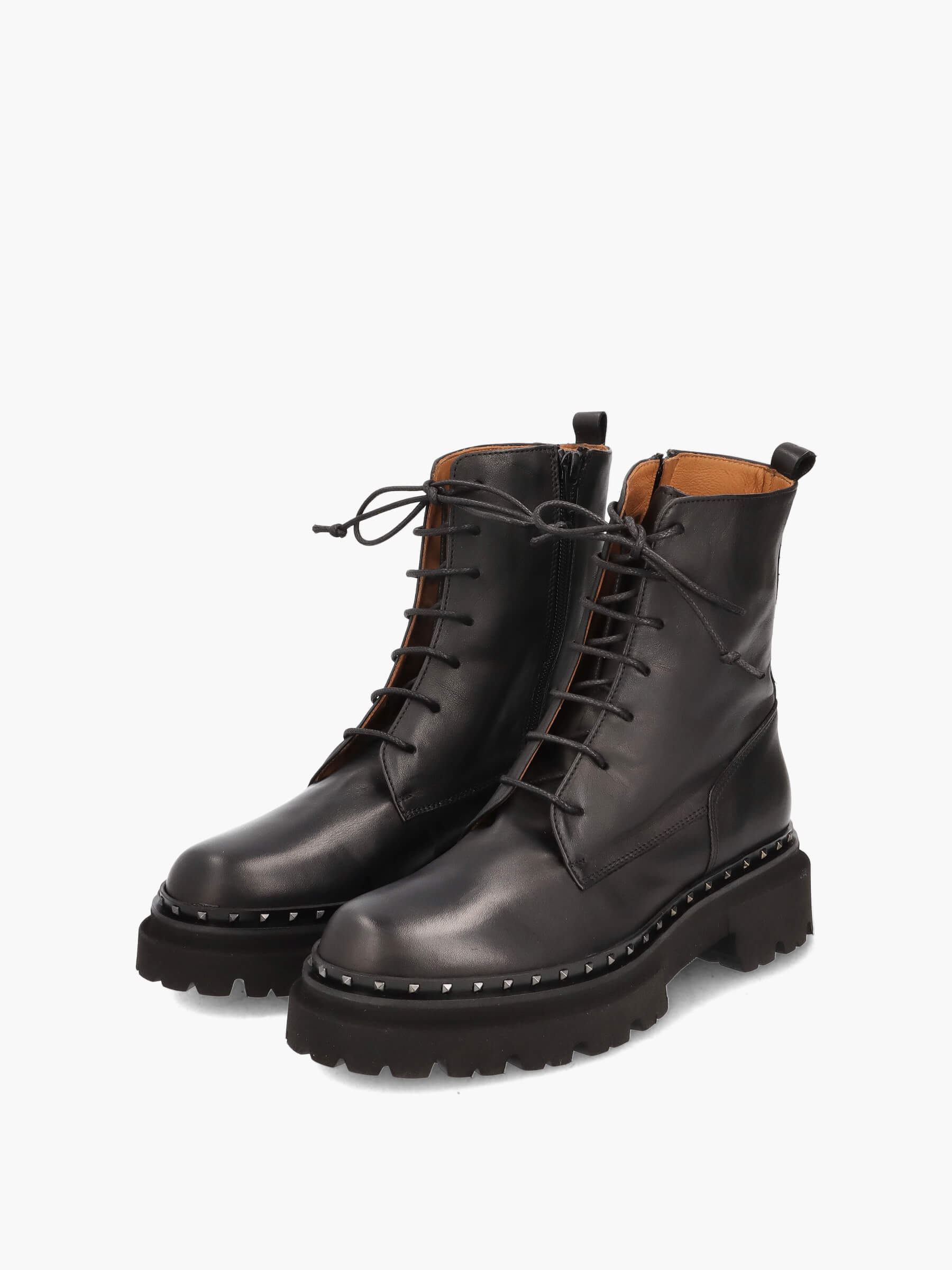 Schnürstiefeletten schwarz, Bekleidung, Schuhwerk, Schuh, Stiefel