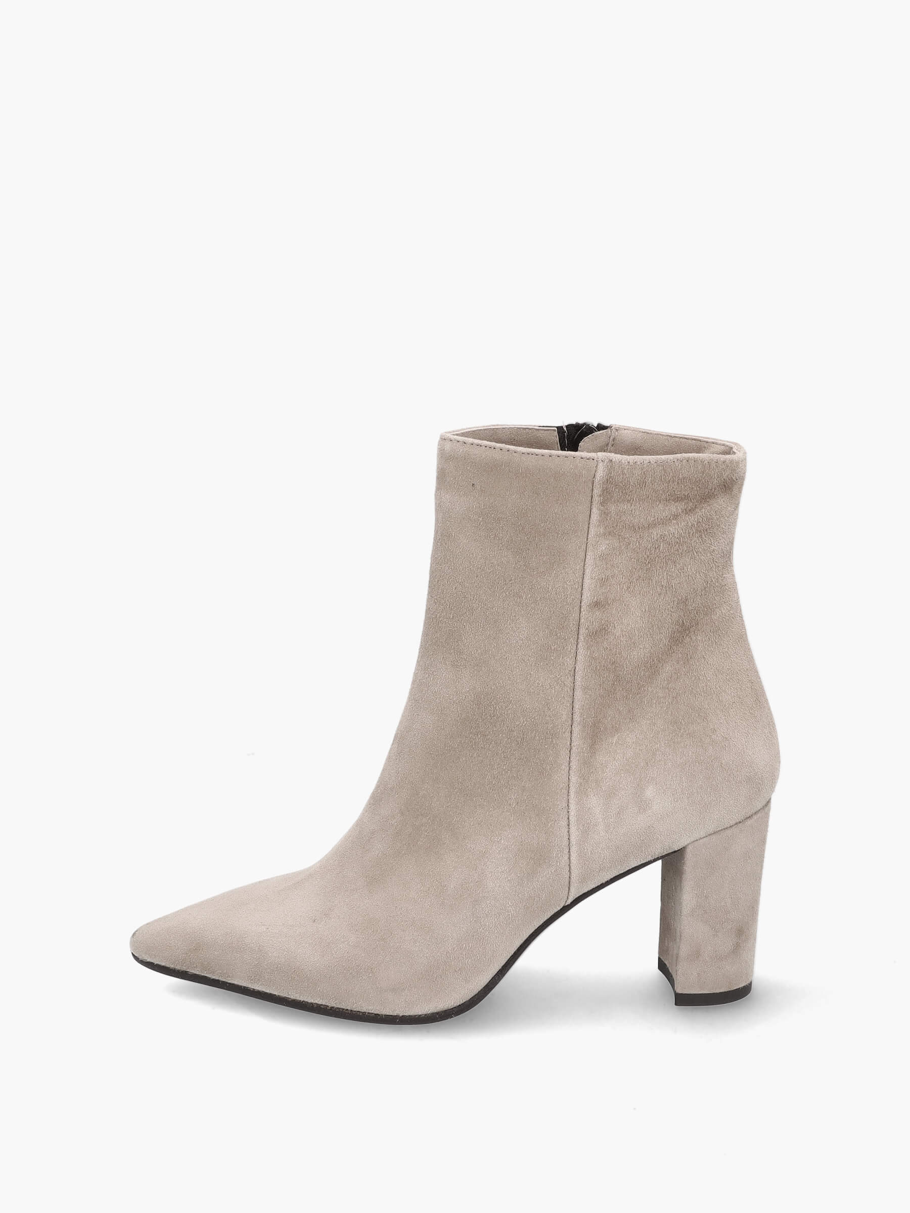 Stiefeletten hellgrau 70 mm, Bekleidung, Schuhwerk, Schuh, Hoher Absatz