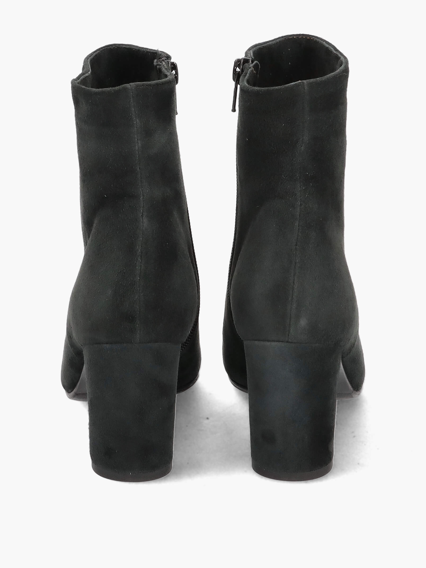 Stiefeletten dunkelgrau 70 mm, Bekleidung, Schuhwerk, Hoher Absatz, Schuh, Wildleder