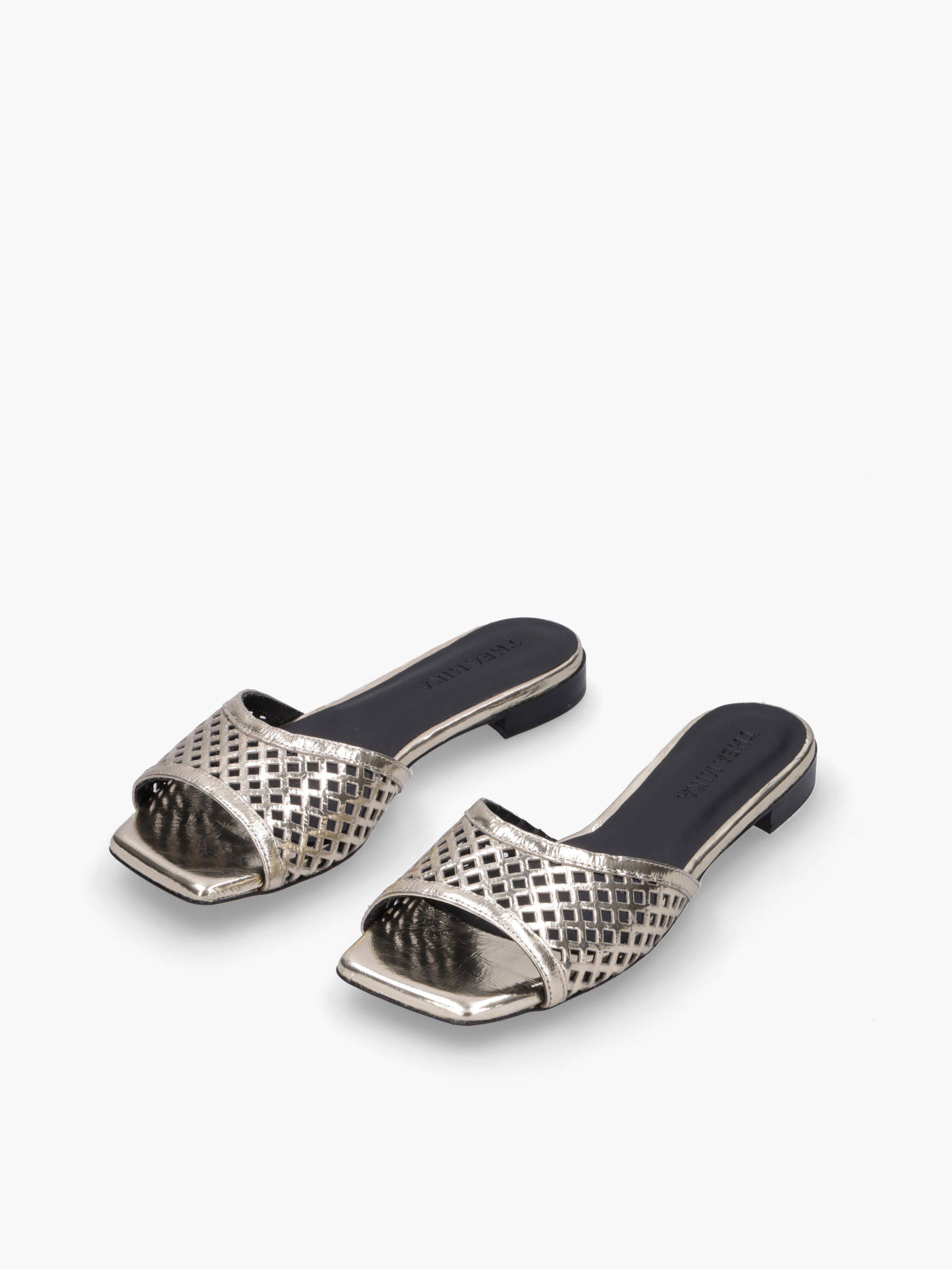 VIVIT-Metallic-Leder-Gold-TM01714-0036-0084-Thea-Mika_8_BM VIVIT Metallic-Leder Gold, Bekleidung, Schuhwerk, Sandale