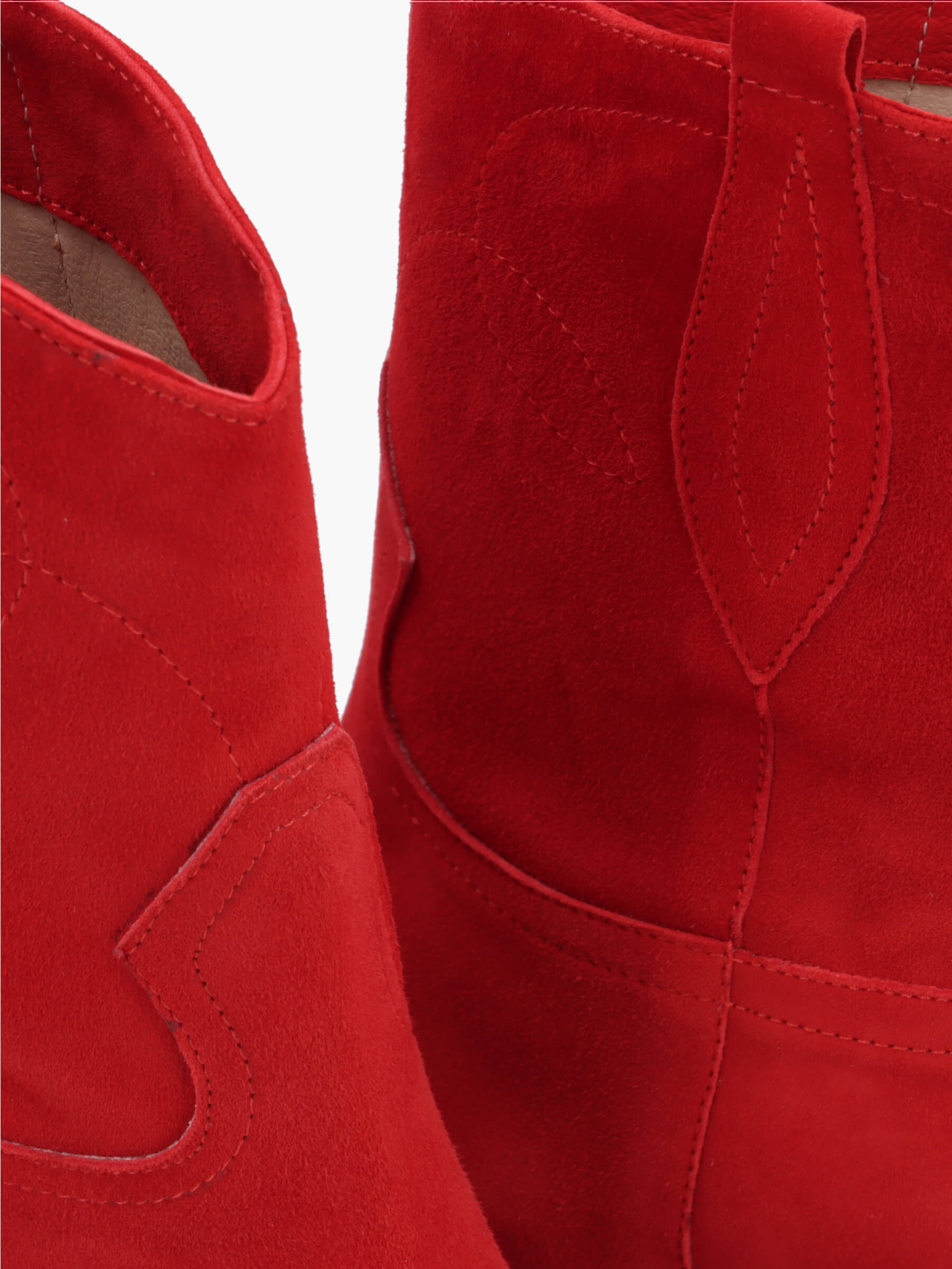 Cowboy-Boots-rot-50-mm-TMC452B-0010-0006-Thea-Mika_5_BM Cowboy boots rot 50 mm, Wildleder, Kleidung, Schuhwerk, Schuh