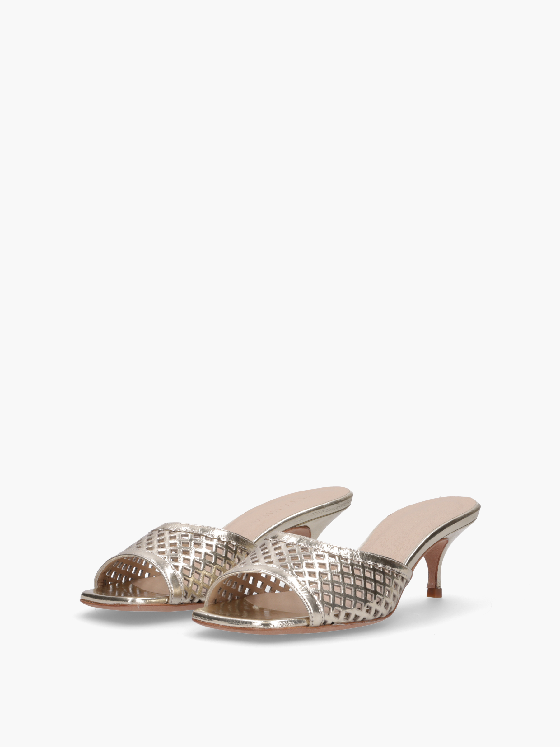 GINA-Metallic-Leder-Gold-TM0660M-0036-0084-Thea-Mika_2_BM GINA Metallic-Leder Gold, Bekleidung, Schuhwerk, Sandale, Schuh, Hoher Absatz