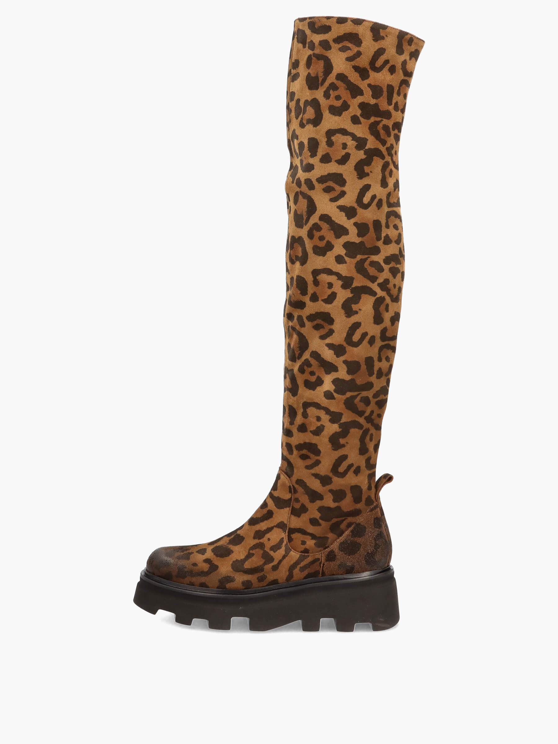 Overknees braun leo, Stiefel, Kleidung, Schuhwerk, Reitstiefel, Schuh