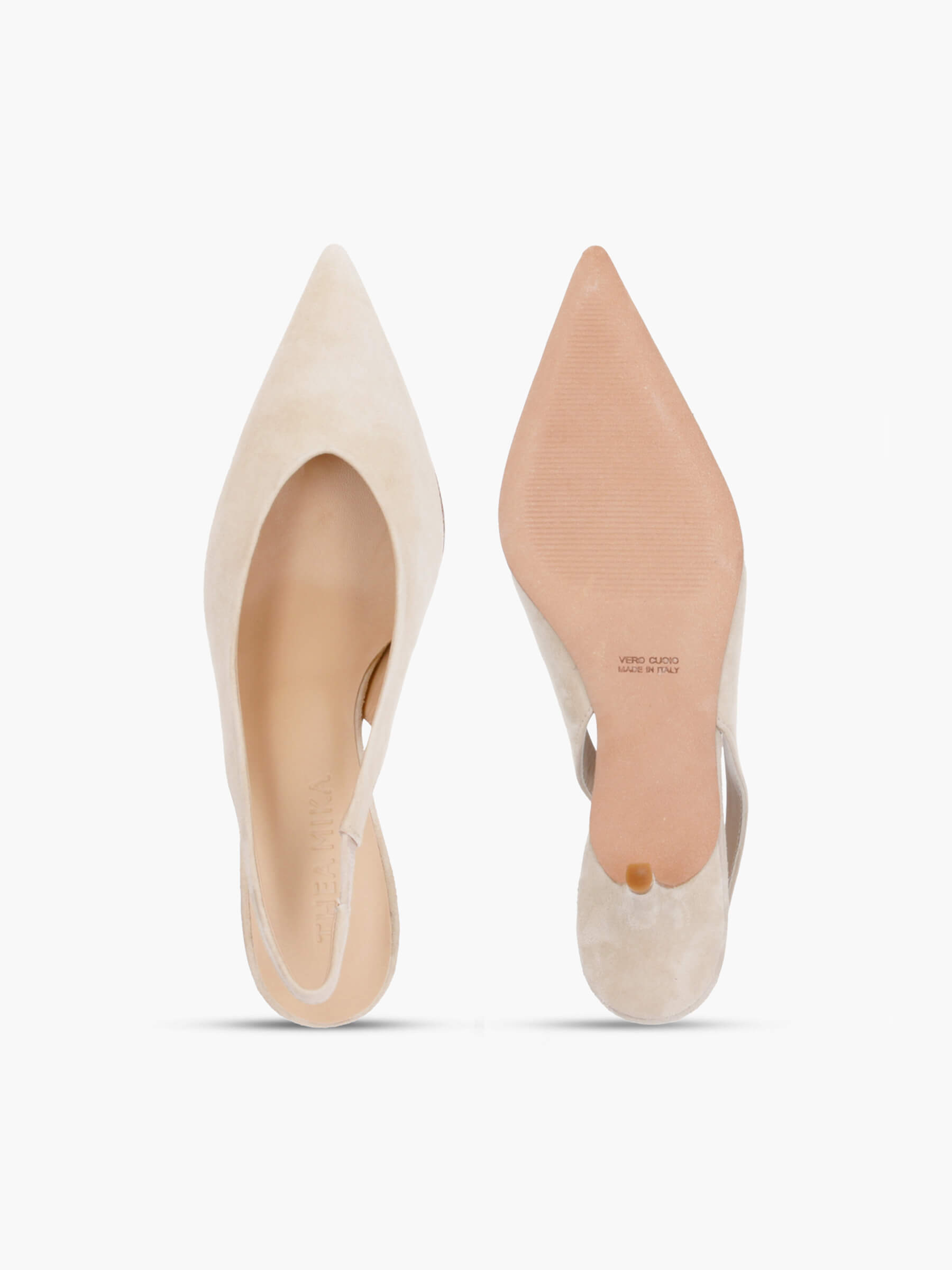 VI-Veloursleder-Beige-TMC407M-0010-0109-Thea-Mika_6_BMFf1R8WxWch7bS VI Veloursleder Beige, Bekleidung, Schuhwerk, Schuh, Hoher Absatz