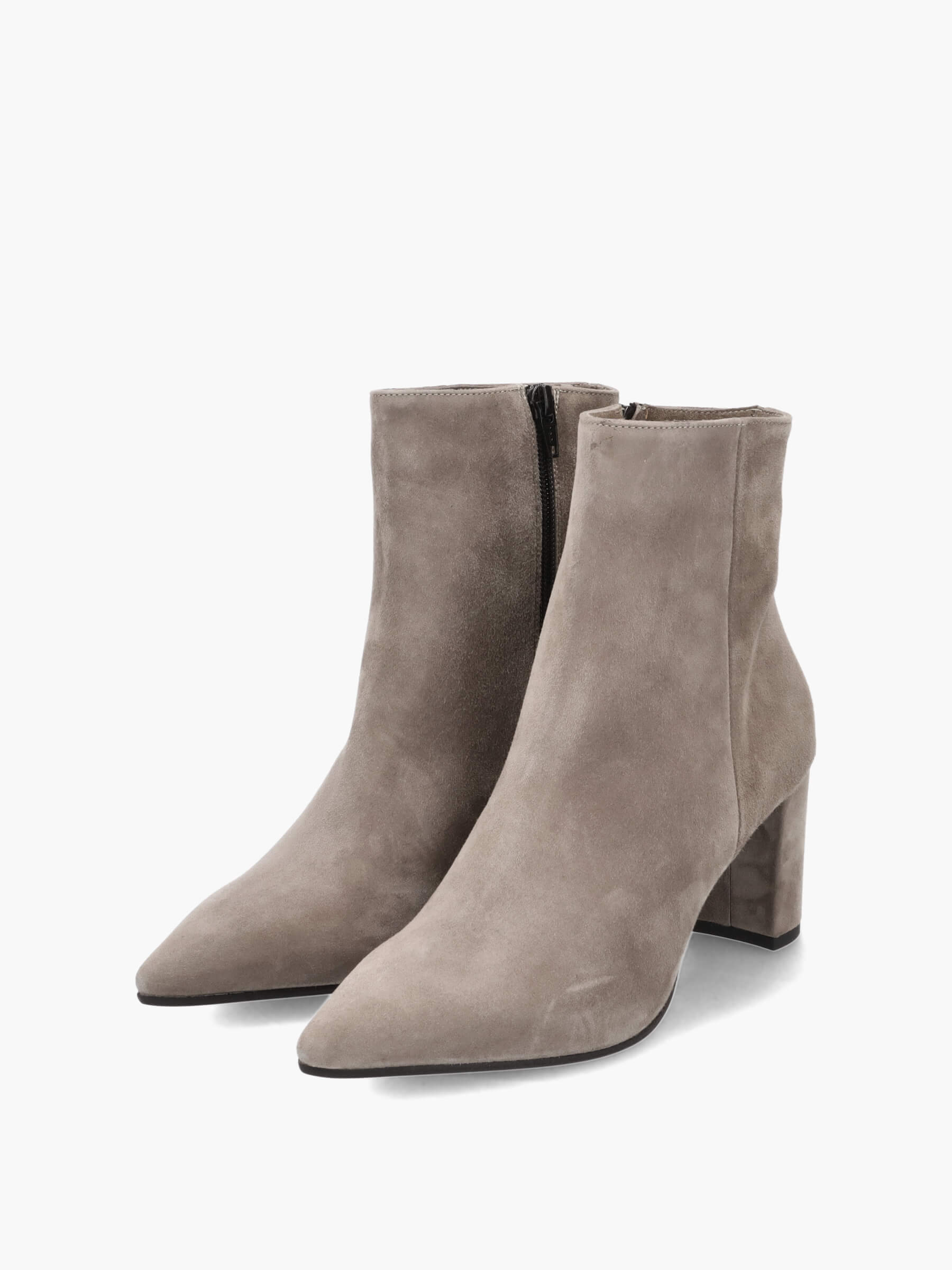 Stiefeletten braun 70 mm, Bekleidung, Schuhwerk, Schuh, Hoher Absatz, Wildleder