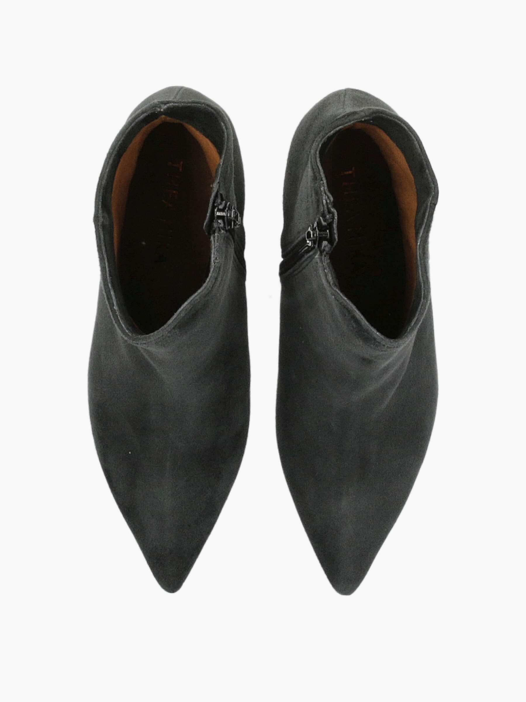 Stiefeletten dunkelgrau 70 mm, Wildleder, Kleidung, Schuhwerk, Schuh