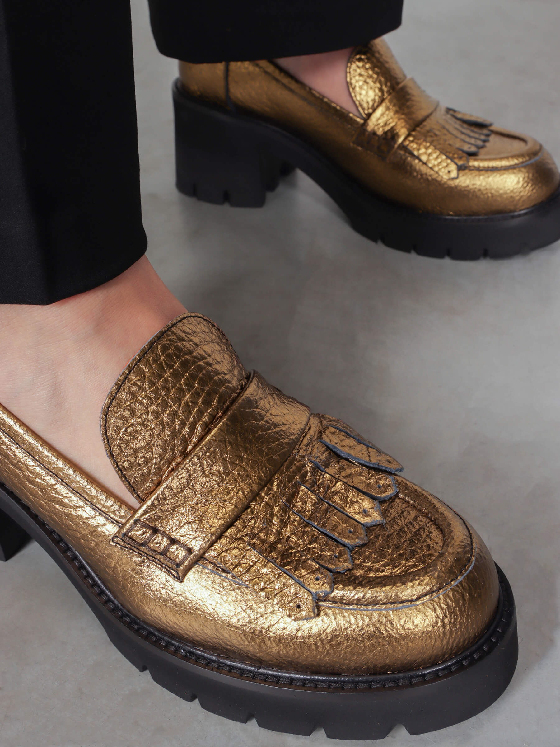 Loafers Kupfer
