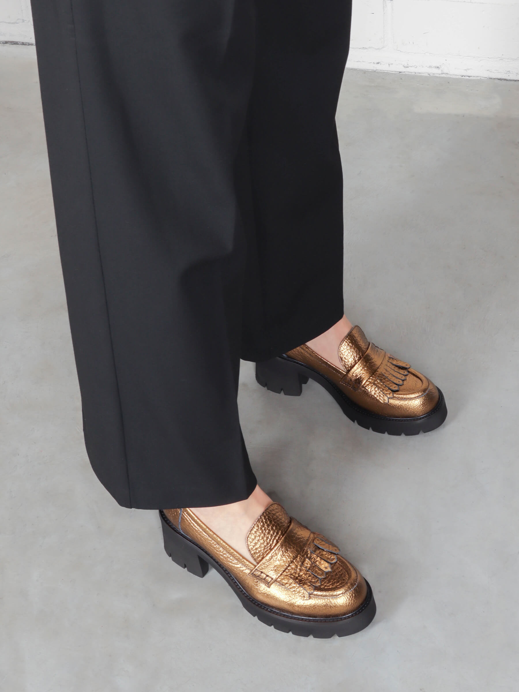 Loafers Kupfer