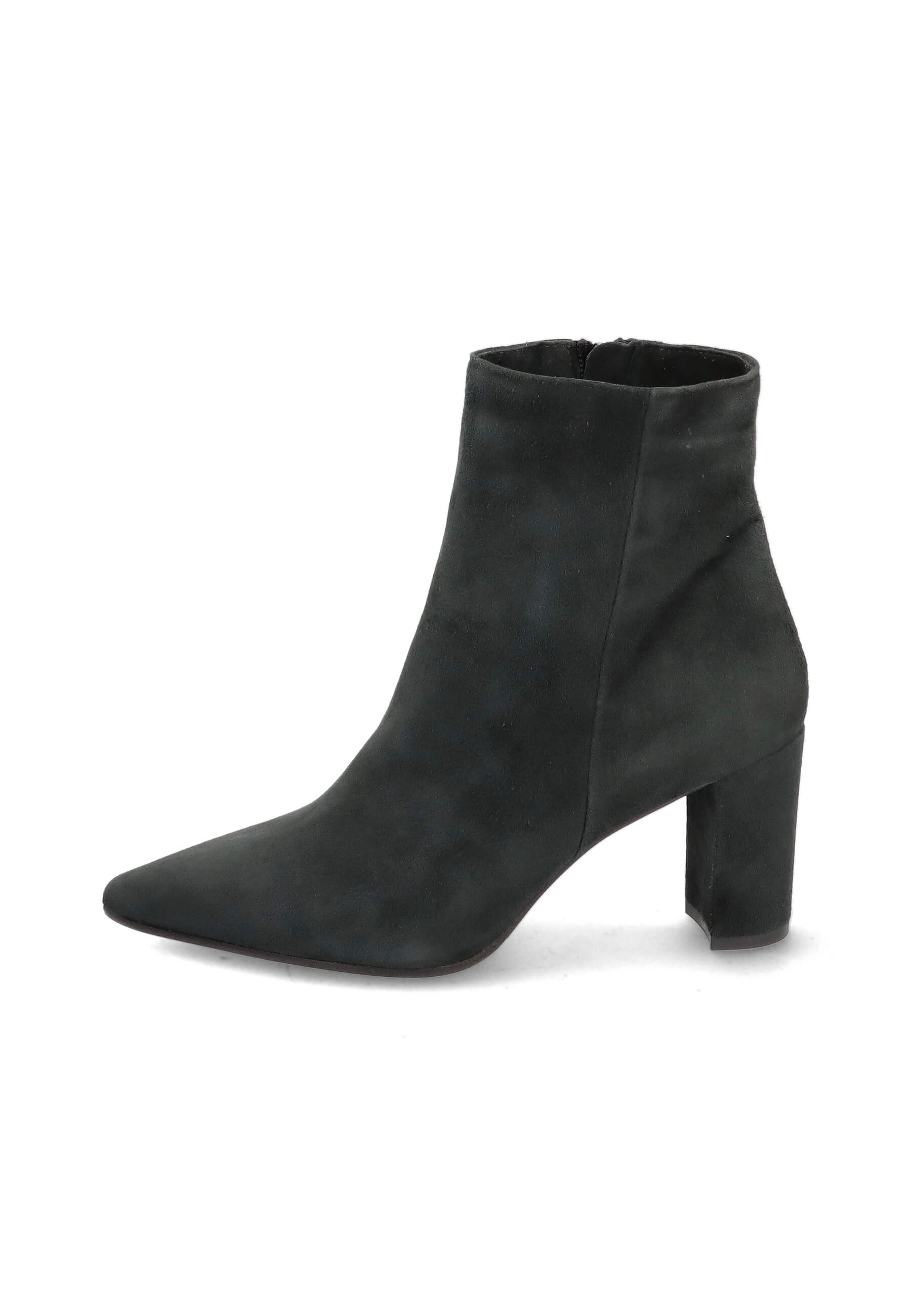Stiefeletten dunkelgrau 70 mm, Bekleidung, Schuhwerk, Schuh, Hoher Absatz, Wildleder