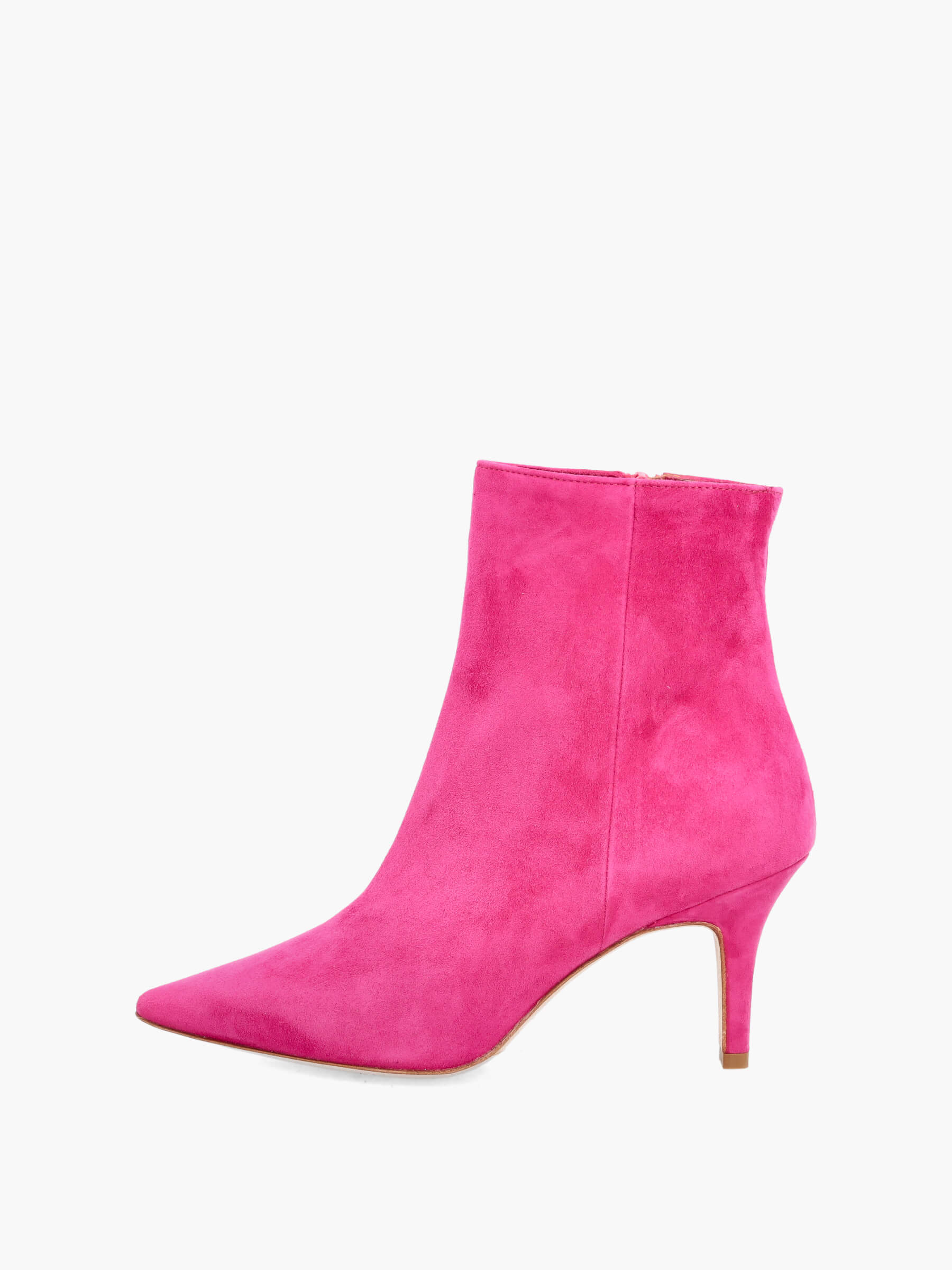 Stiefeletten fuxia 70 mm, Bekleidung, Schuhwerk, Schuh, Hoher Absatz, Wildleder