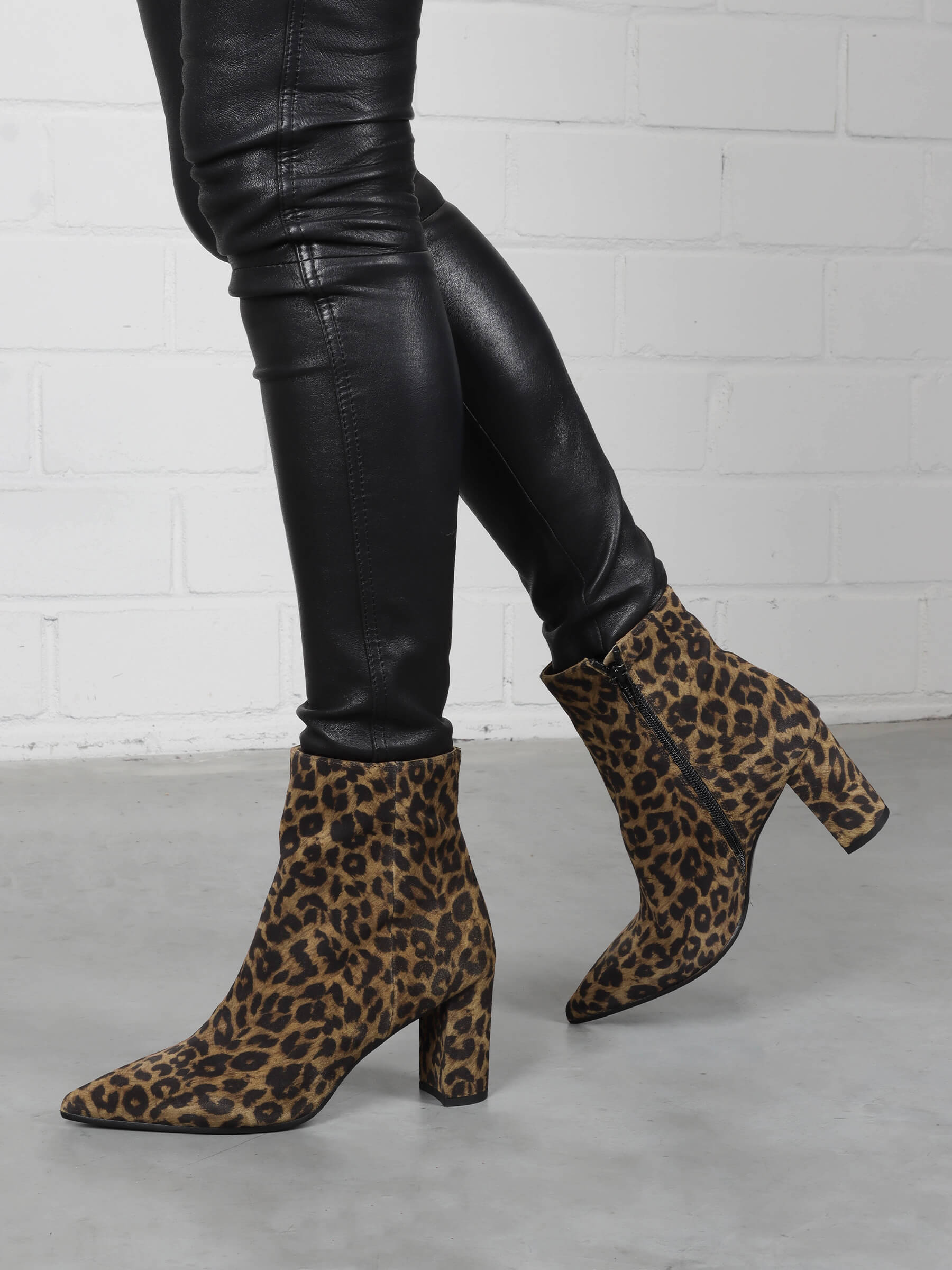 Stiefeletten cognac leo 70 mm