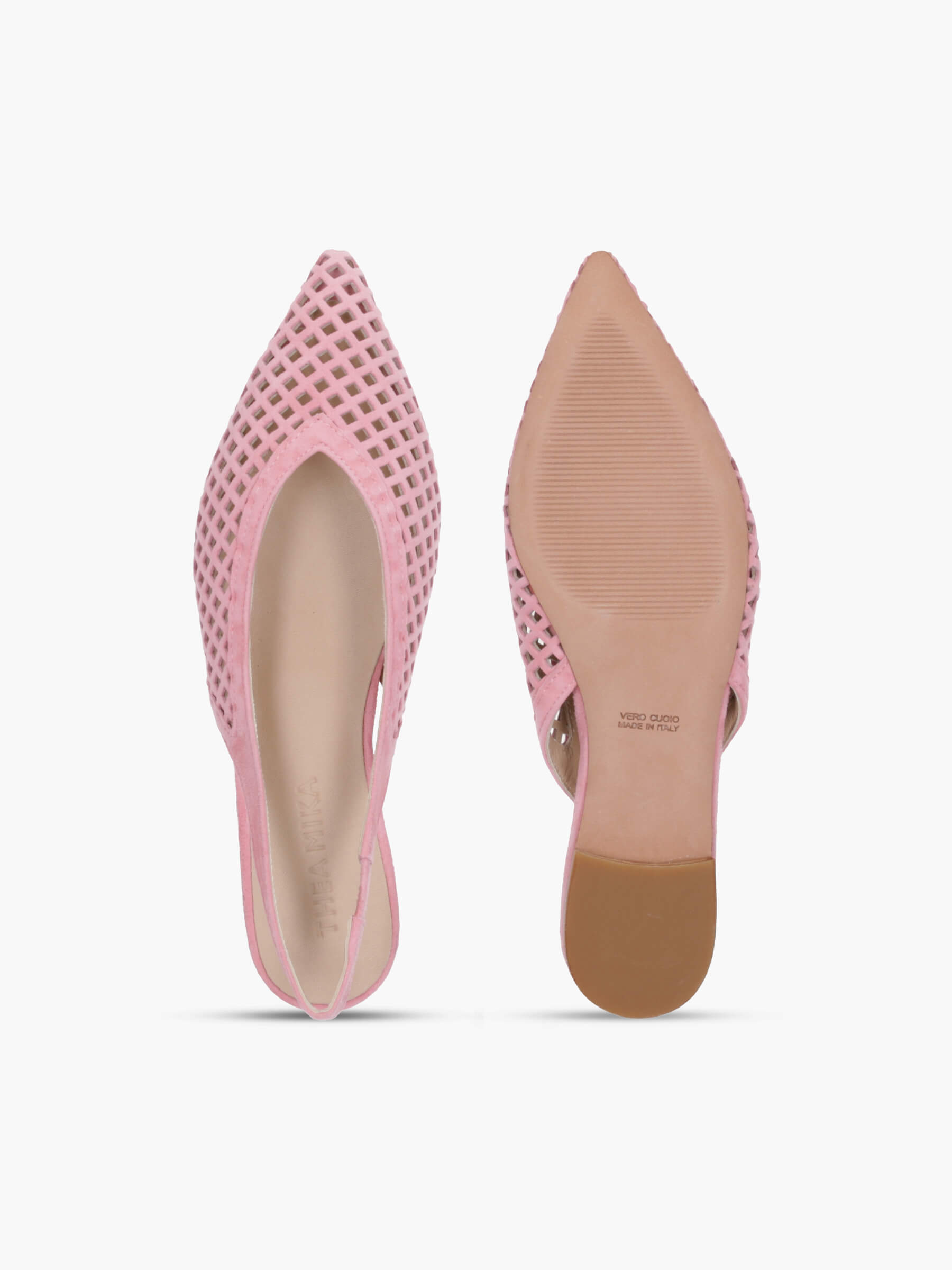 MARGO Veloursleder Rosa, Bekleidung, Schuhwerk, Schuh, Hoher Absatz