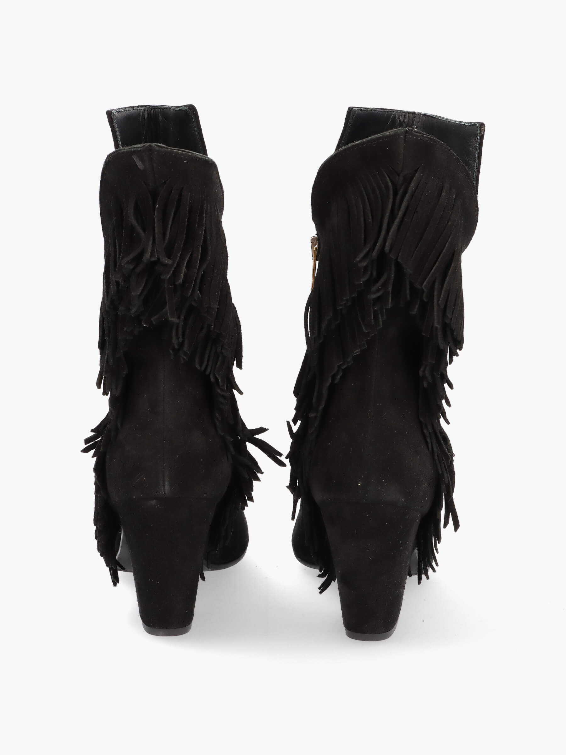 Fringe boots nero