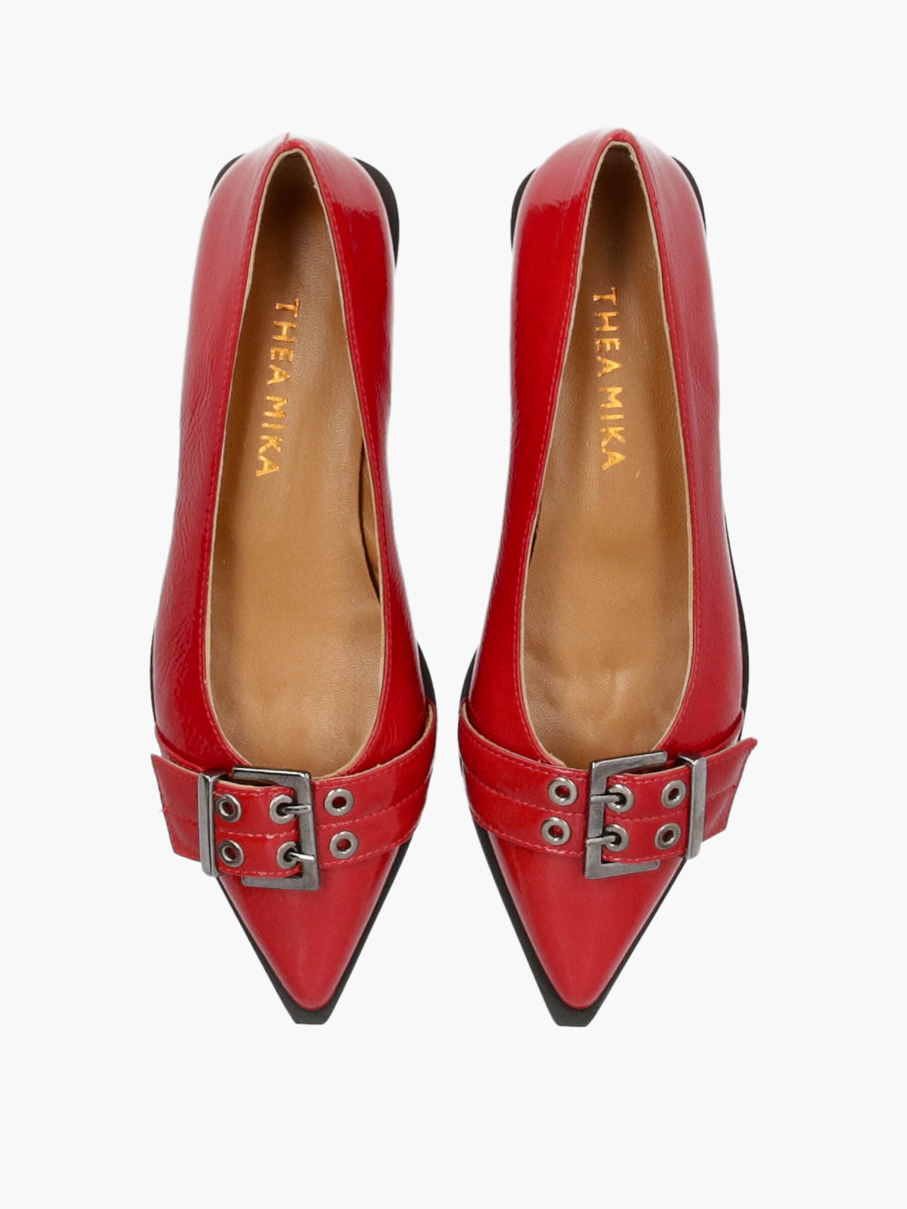 Ballerinas-rot-TM9116F-0012-0140-Thea-Mika_5_BM Ballerinas rot, Bekleidung, Schuhwerk, Schuh, Hoher Absatz