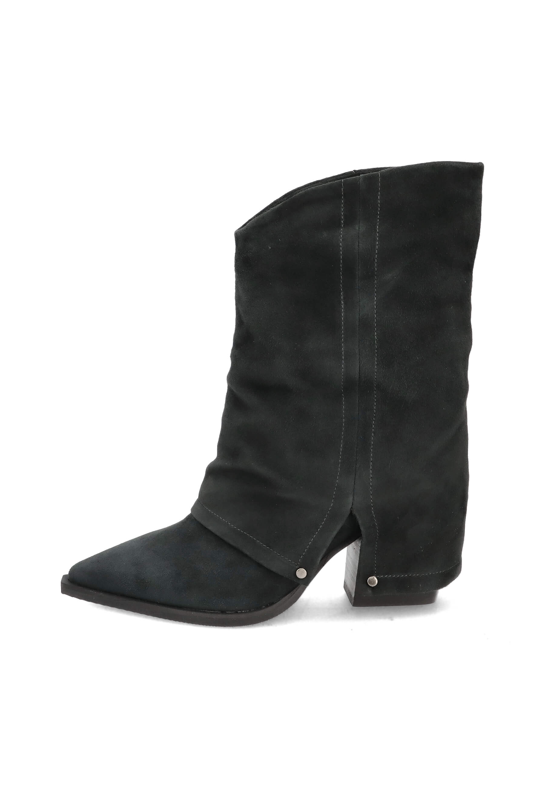 Cowboy boots grau 70 mm, Bekleidung, Schuhwerk, Schuh, Wildleder