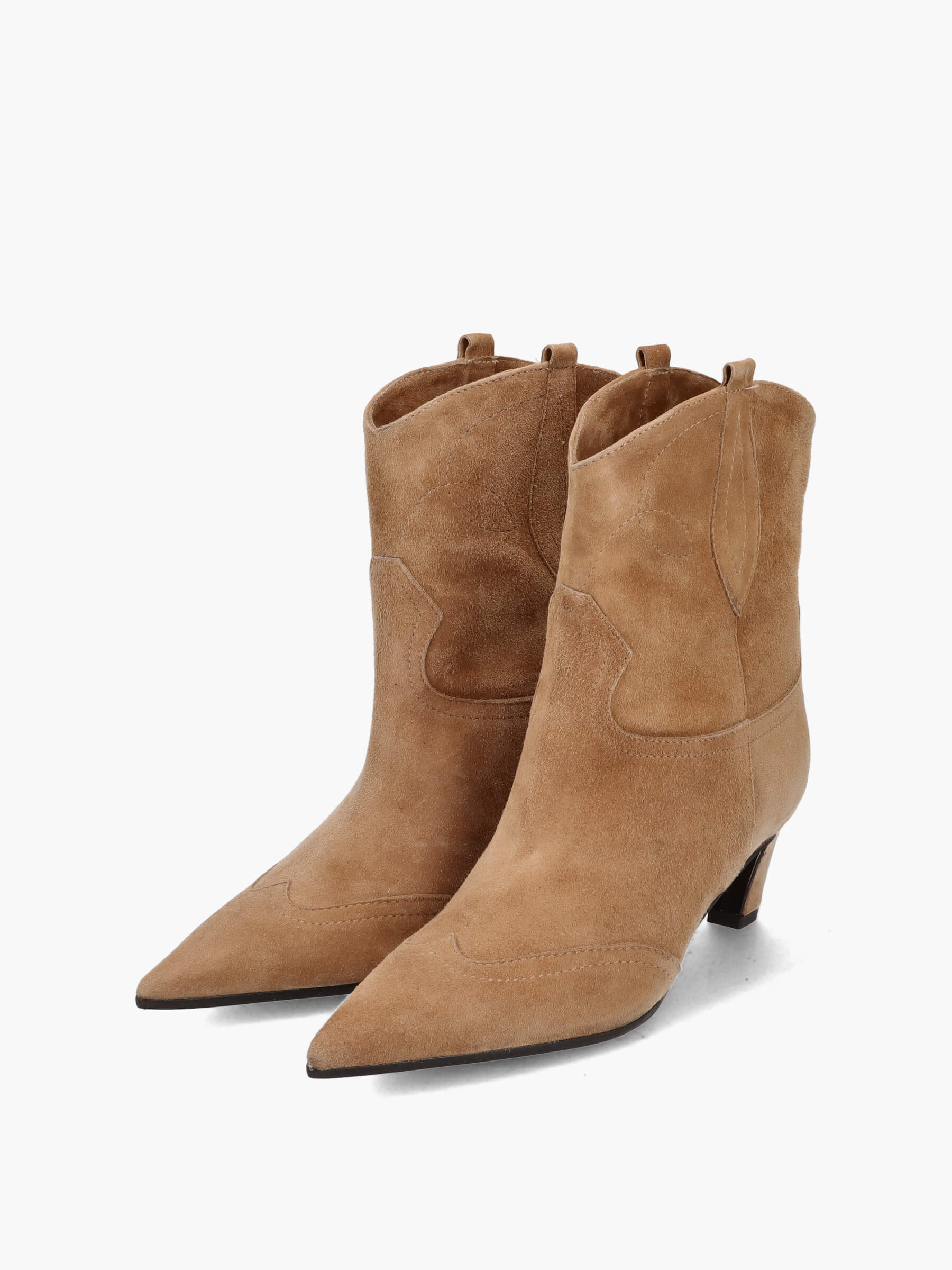 Cowboy-boots-braun-50-mm-TMC452B-0010-0006-Thea-Mika_2_BM Cowboy boots braun 50 mm, Bekleidung, Schuhwerk, Schuh, Wildleder