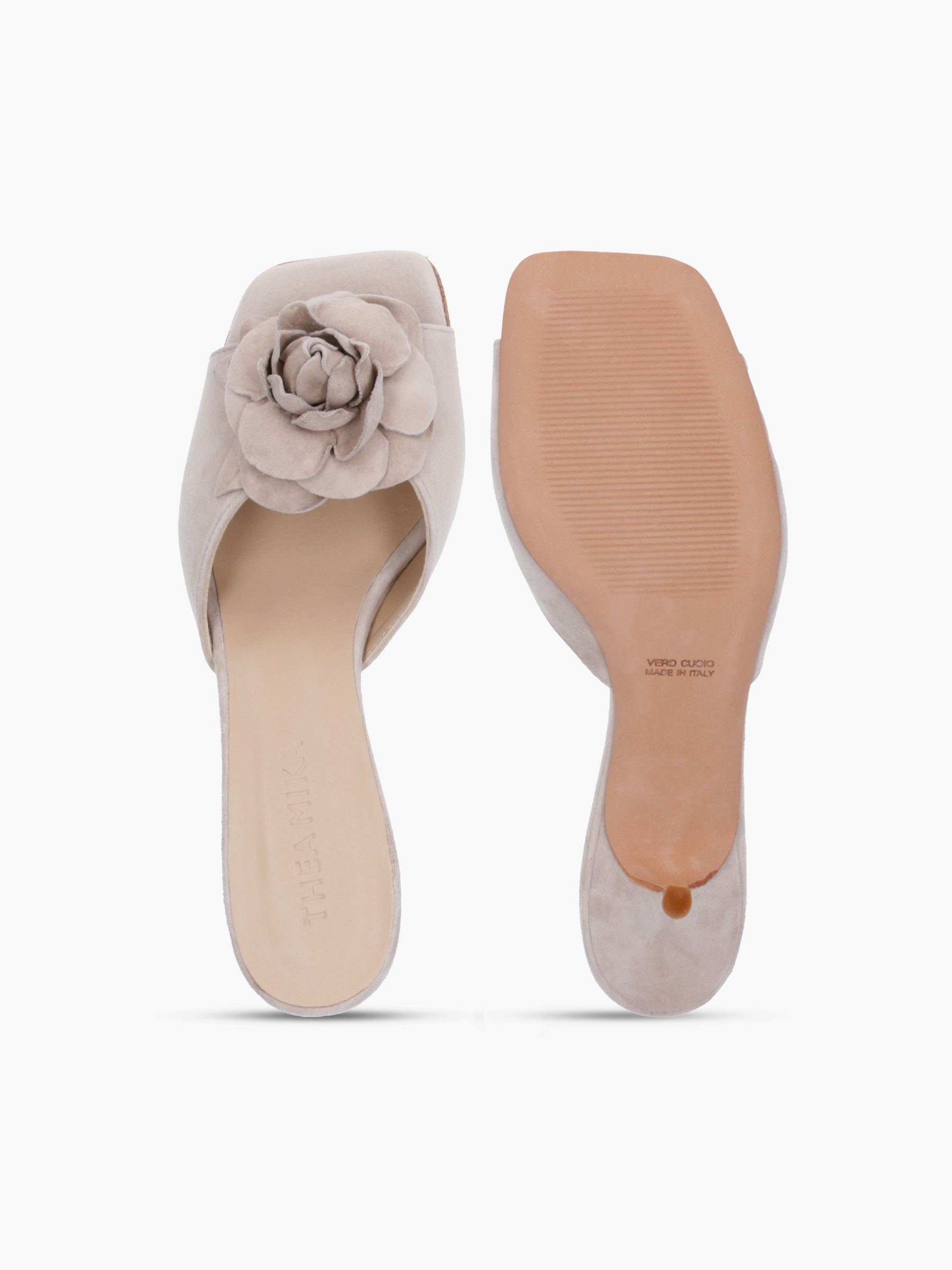 GANKO-Veloursleder-Beige-TM0661M-0010-0216-Thea-Mika_6_BM GANKO Veloursleder Beige, Bekleidung, Schuhwerk, Schuh, Sandale, Hoher Absatz