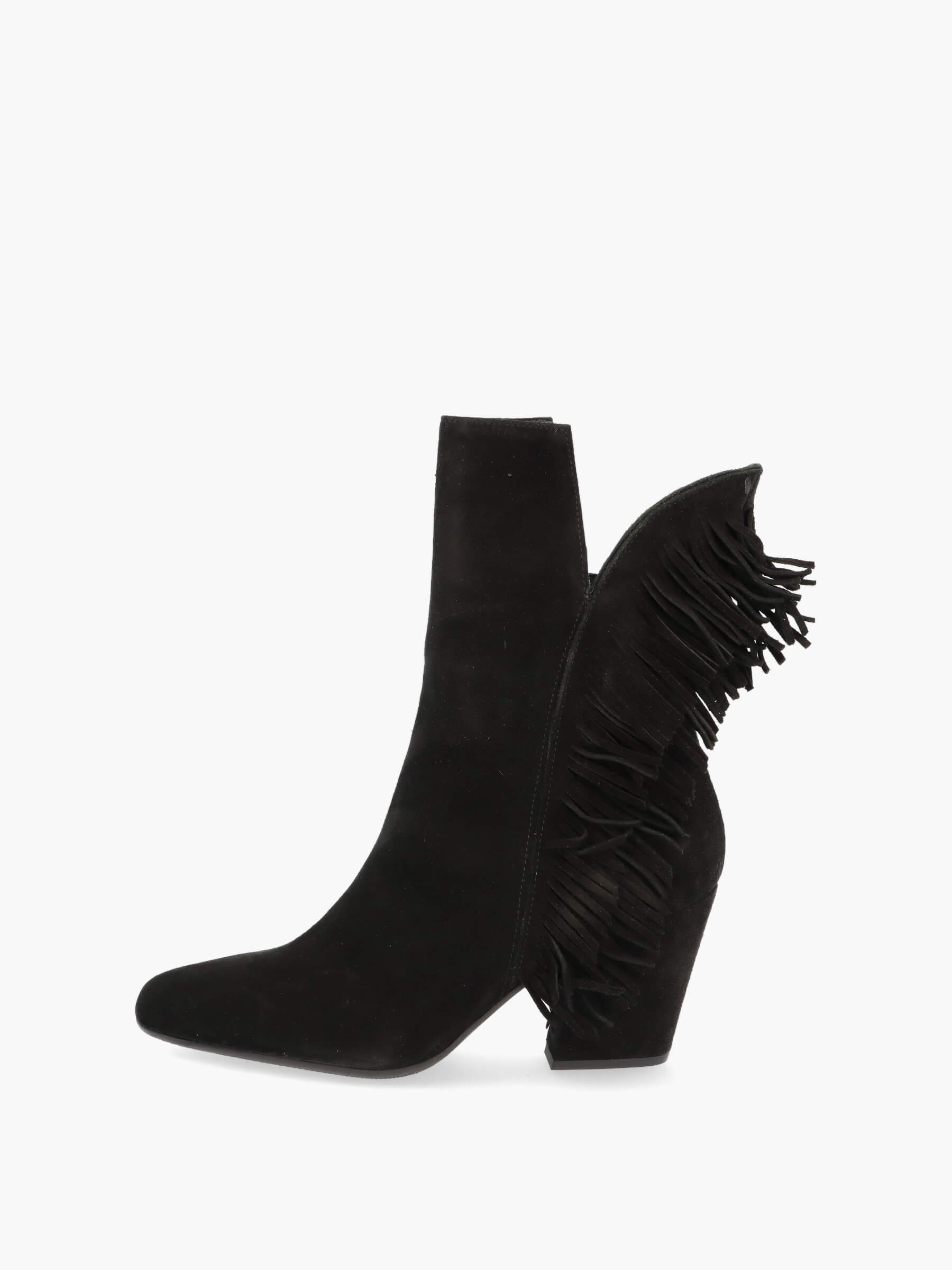 Fringe boots nero