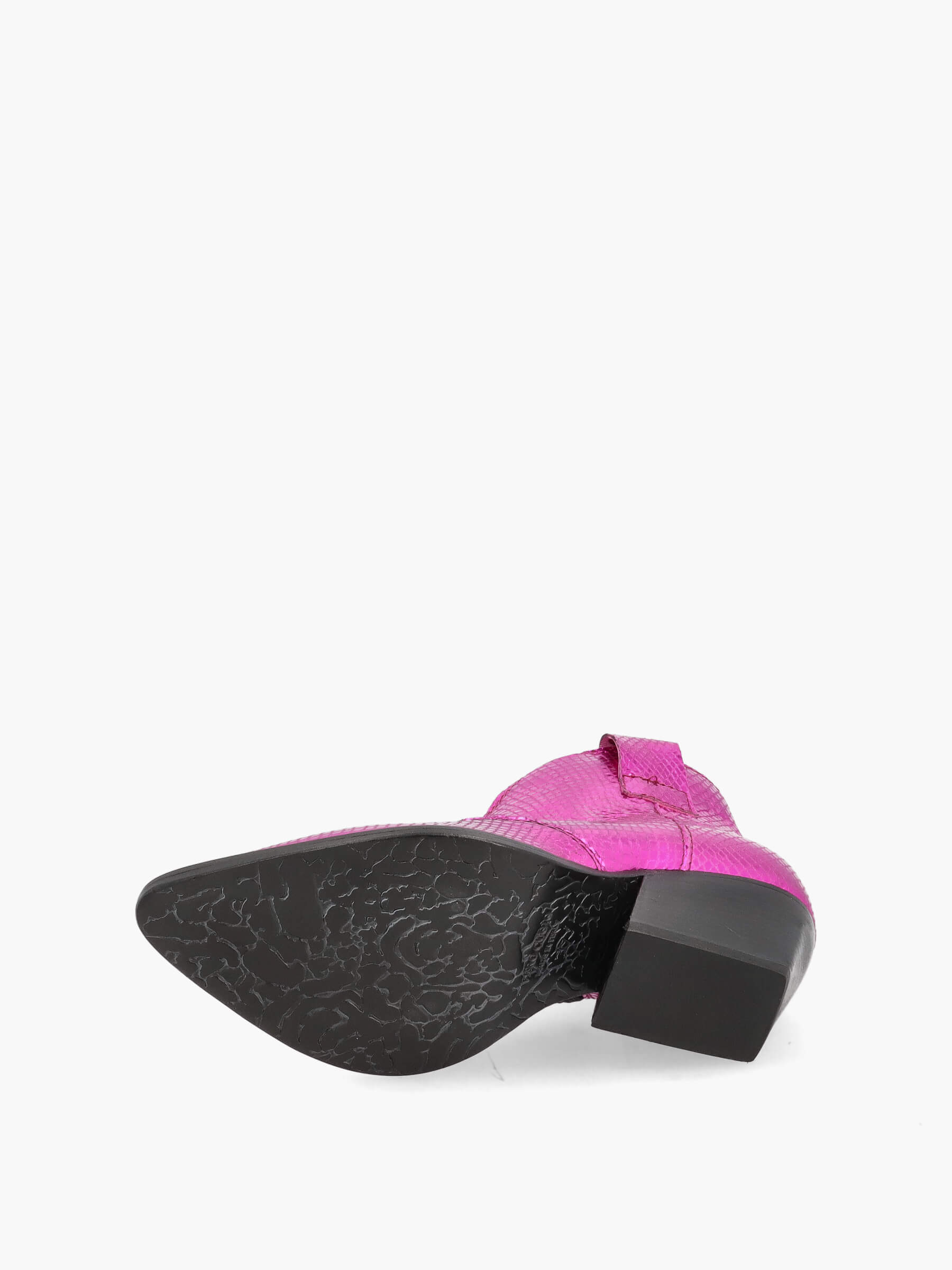 Western Booties Fuxia Shiny