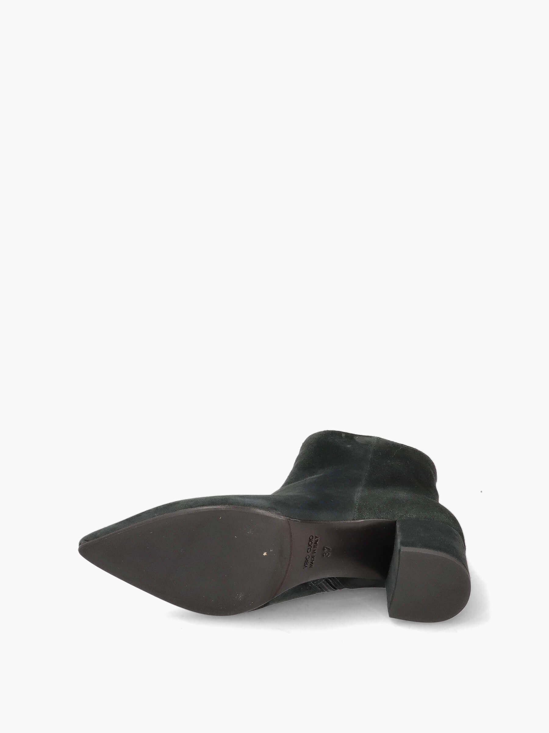 Stiefeletten dunkelgrau 50 mm, Bekleidung, Schuhwerk, Schuh, Wildleder