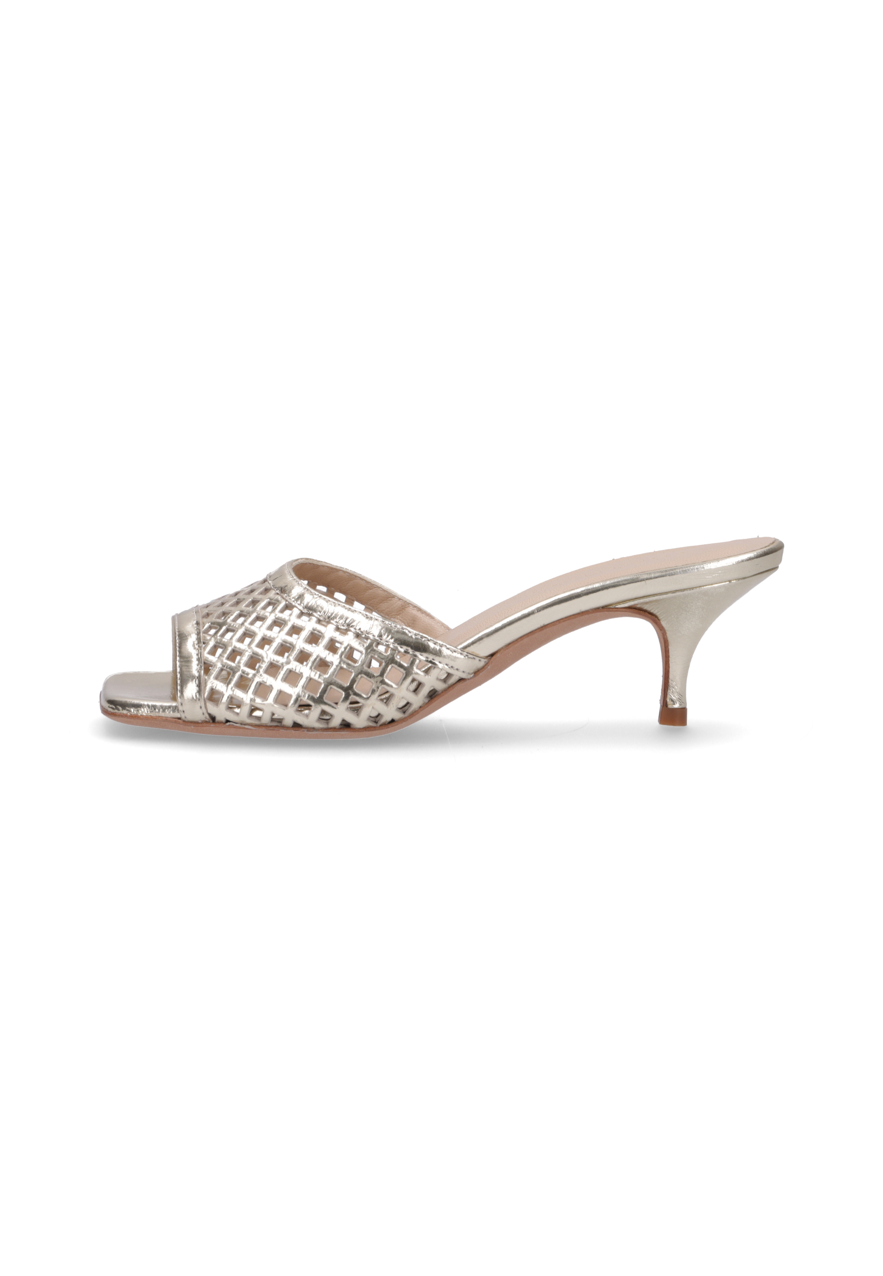 GINA-Metallic-Leder-Gold-TM0660M-0036-0084-Thea-Mika_1_Z GINA Metallic-Leder Gold, Bekleidung, Schuhwerk, Sandale, Schuh, Hoher Absatz