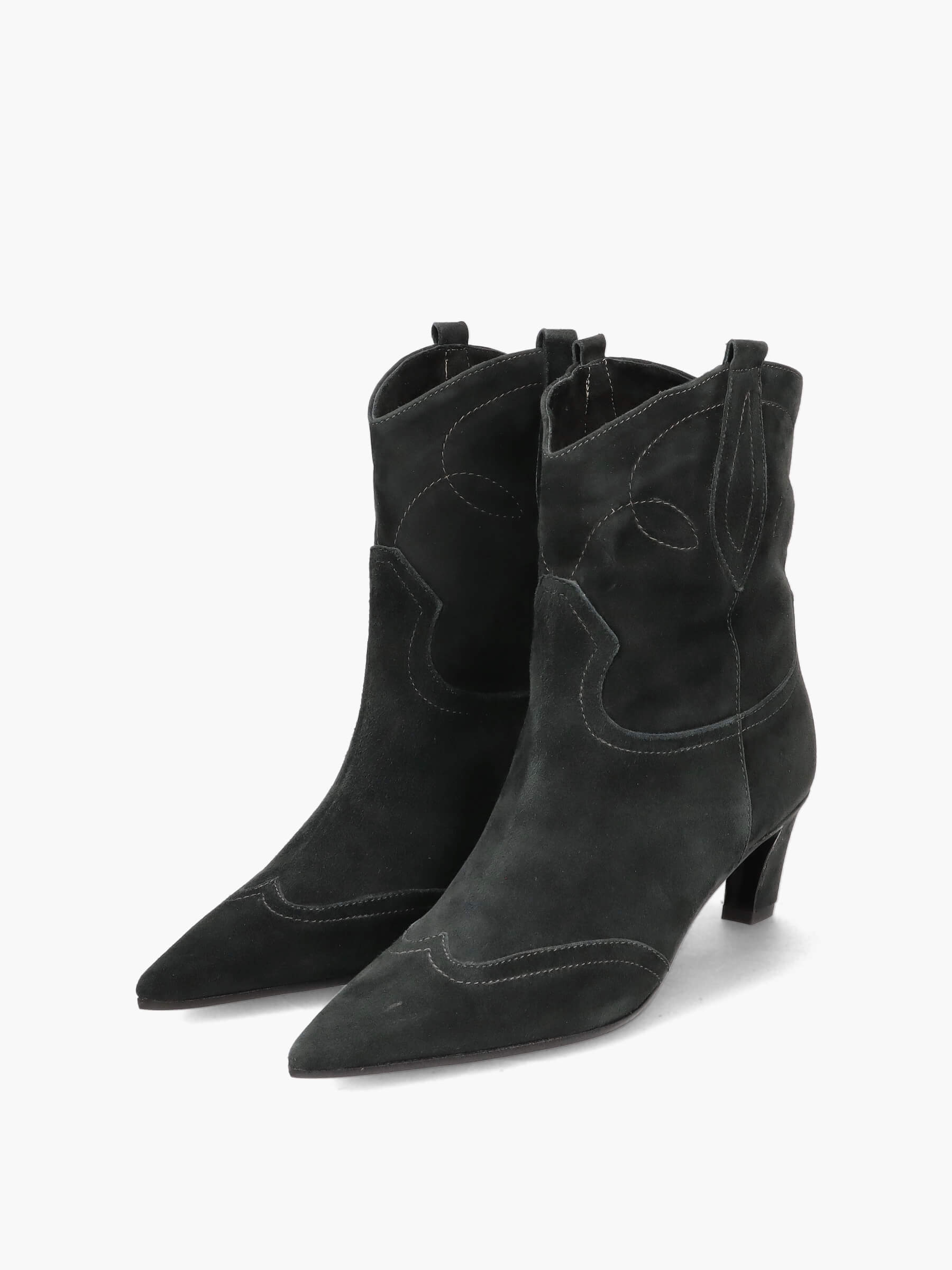 Cowboy-boots-dunkelgrau-50-mm-TMC452B-0010-0099-Thea-Mika_2_BM Cowboy boots dunkelgrau 50 mm, Bekleidung, Schuhwerk, Schuh, Hoher Absatz