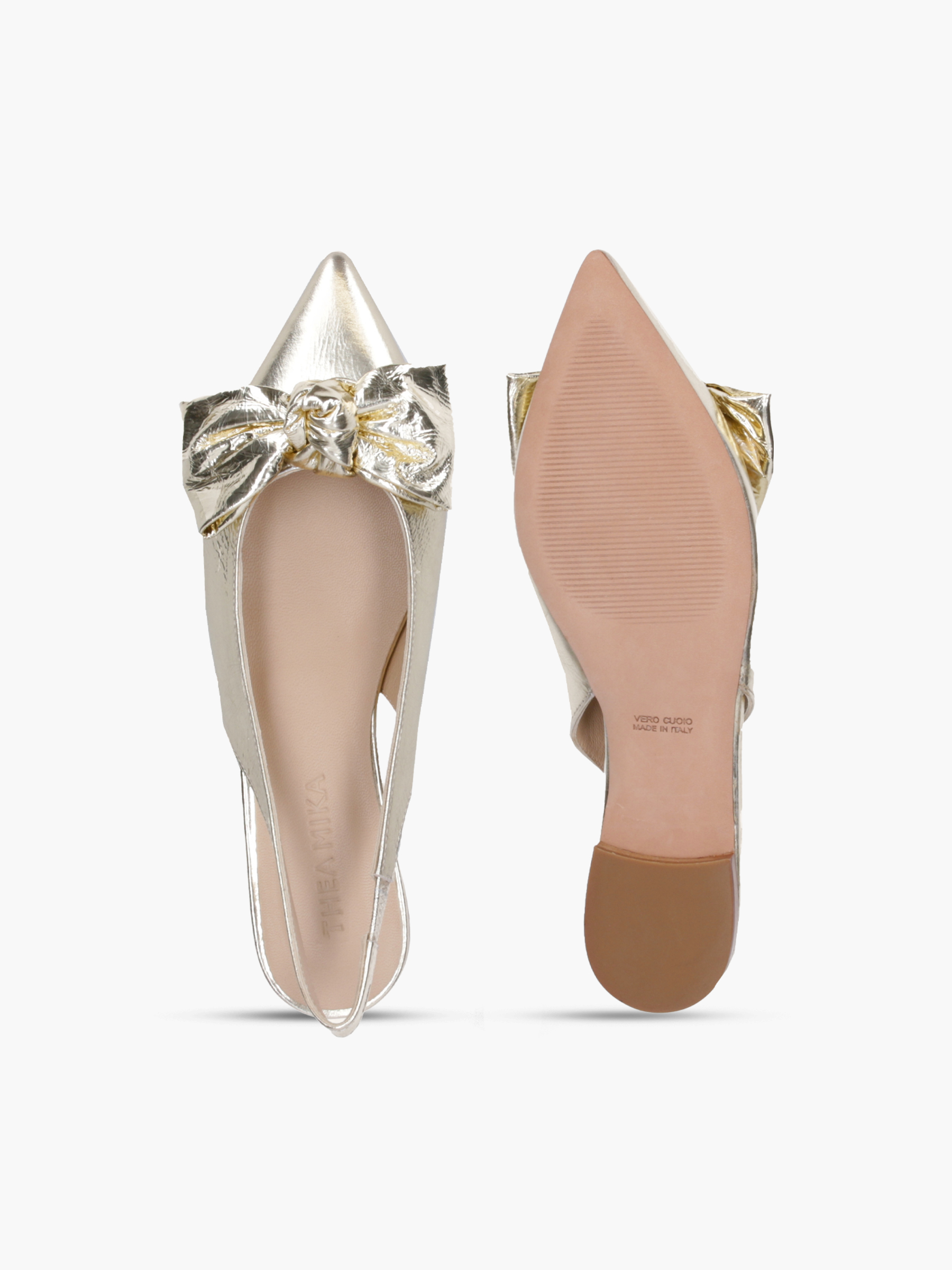 MORIA Metallic-Leder Gold, Bekleidung, Schuhwerk, Schuh, Hoher Absatz, Sandale