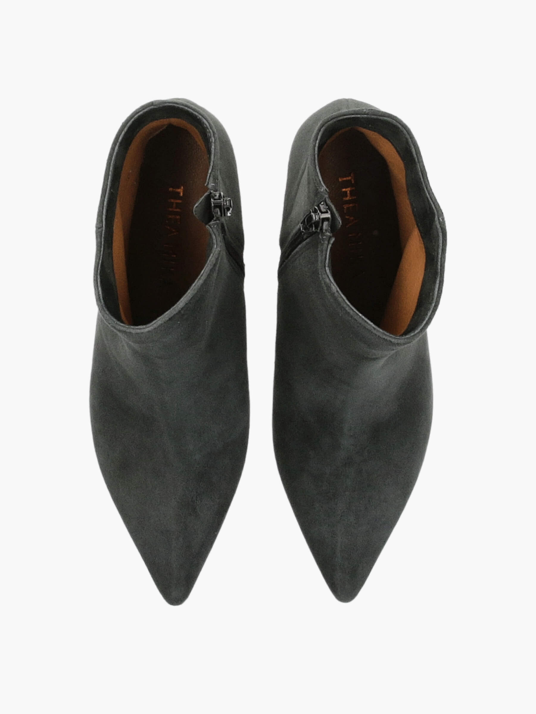 Stiefeletten dunkelgrau 50 mm, Wildleder, Kleidung, Schuhwerk, Schuh