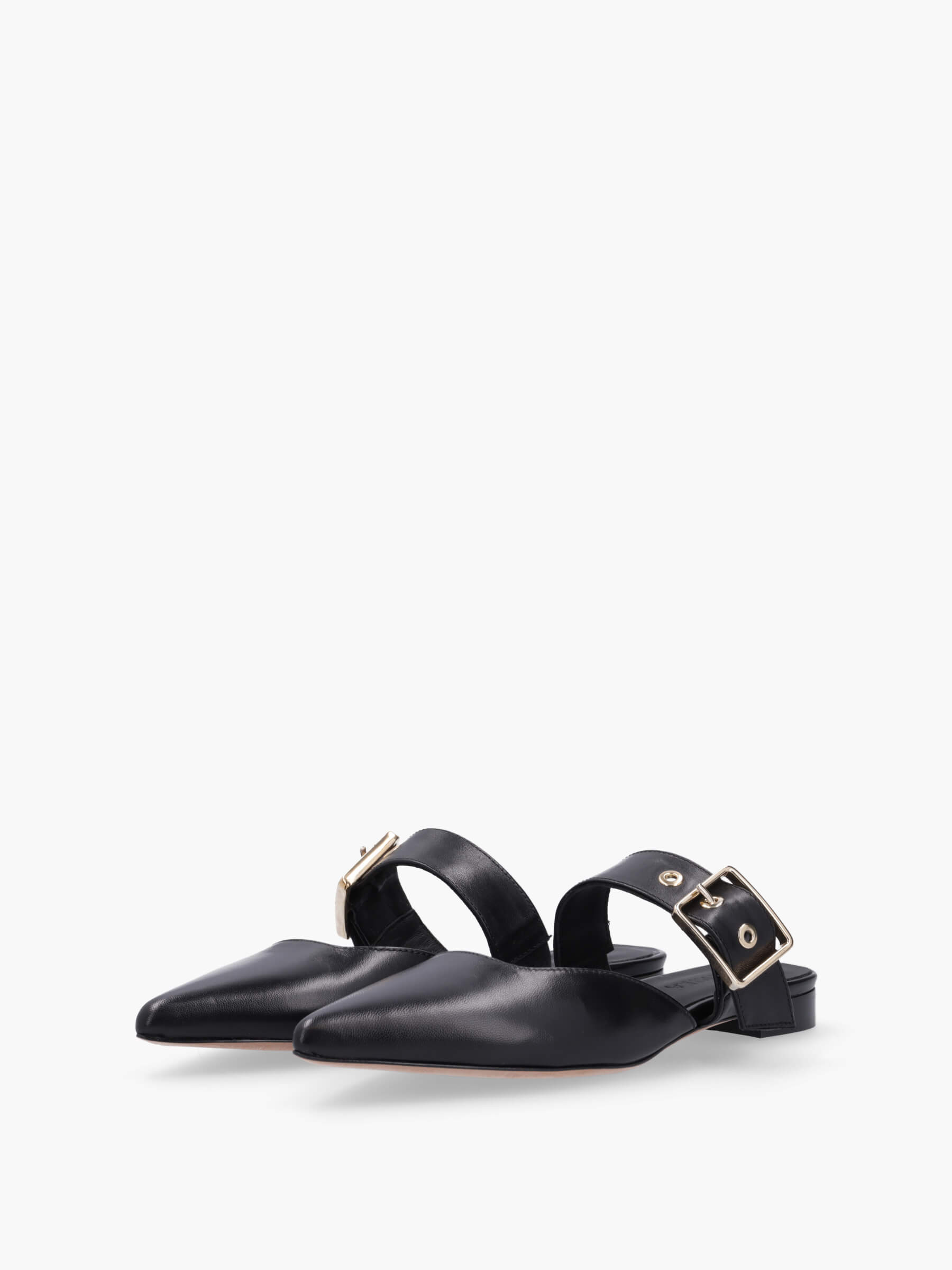 MIWA-Glattleder-Schwarz-TM9103F-0011-0001-Thea-Mika_2_BM MIWA Glattleder Schwarz, Bekleidung, Schuhwerk, Sandale
