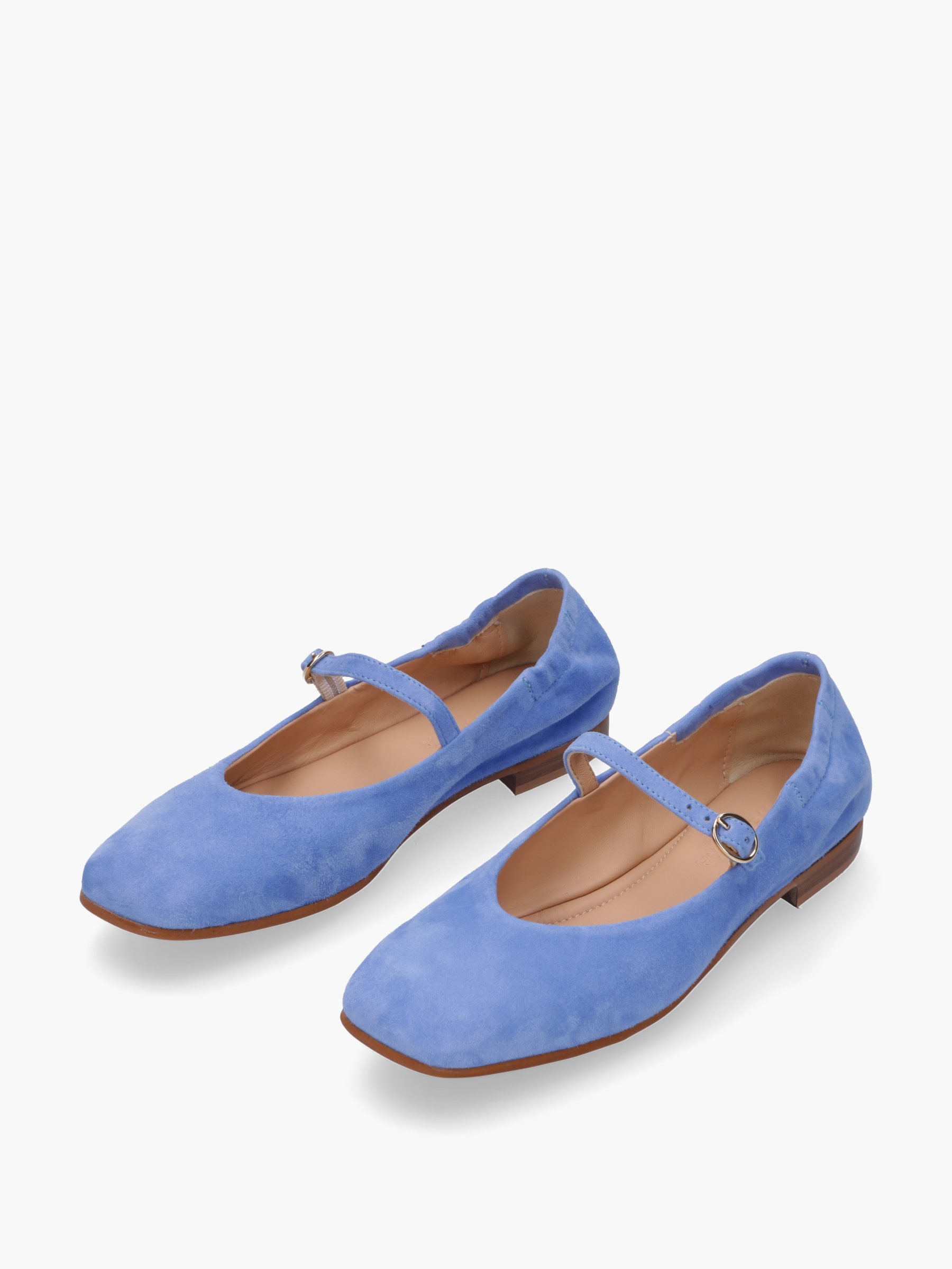 BINTI-Veloursleder-Blau-TM09201-0010-0216-Thea-Mika_8_BM BINTI Veloursleder Blau, Bekleidung, Schuhwerk, Schuh, Sandale, Hoher Absatz