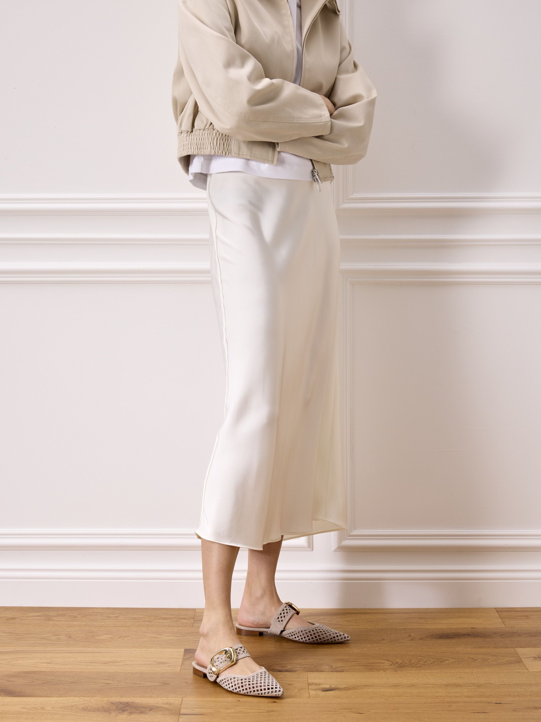 MIMI Veloursleder Beige, Sandale, Schuh, Hosen, Rock, Hoher Absatz
