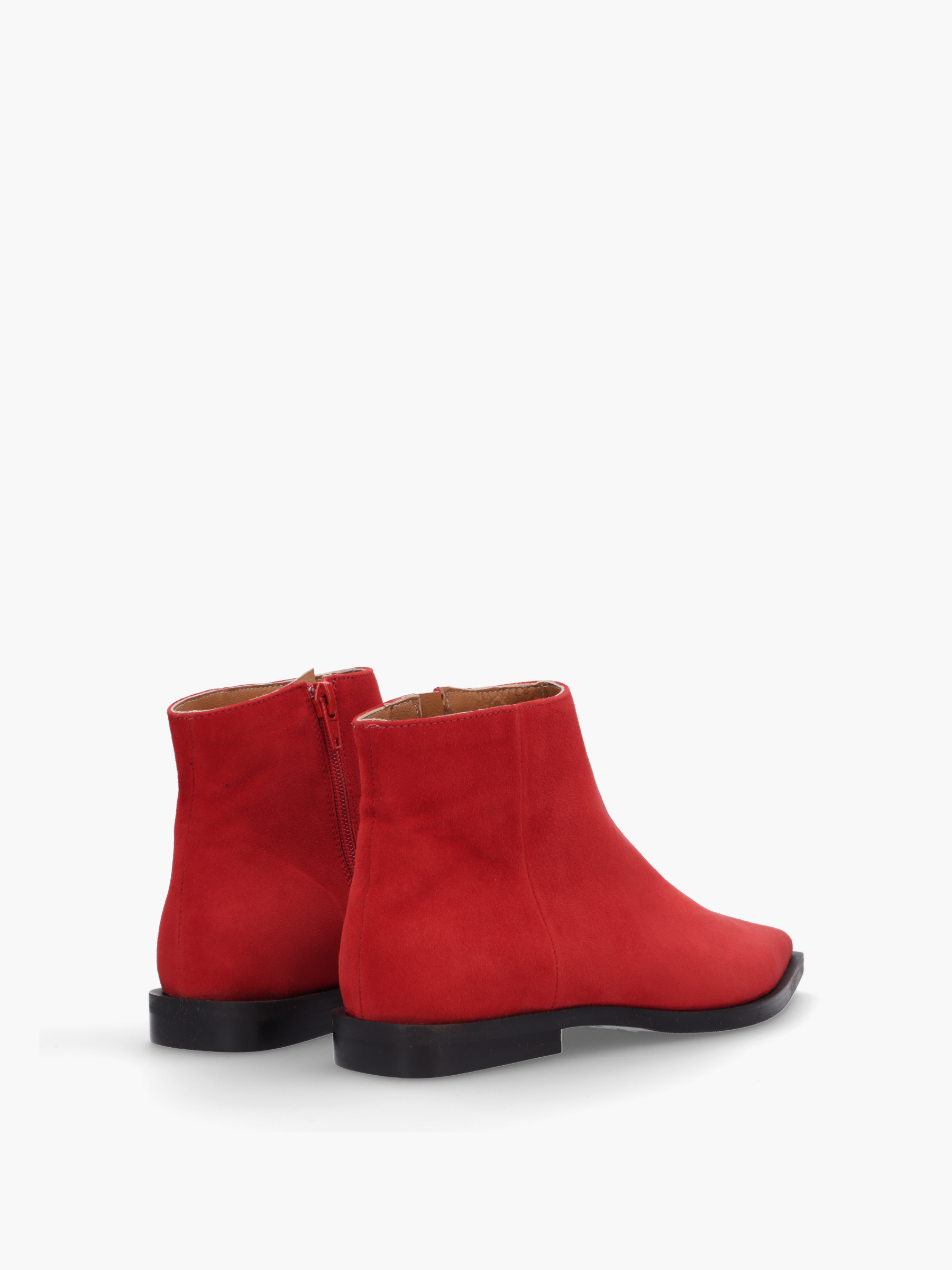 MIOKI-Veloursleder-Rot-TM9140F-0010-0005-Thea-Mika_3_BM Stiefeletten Fire, Bekleidung, Schuhwerk, Schuh, Wildleder
