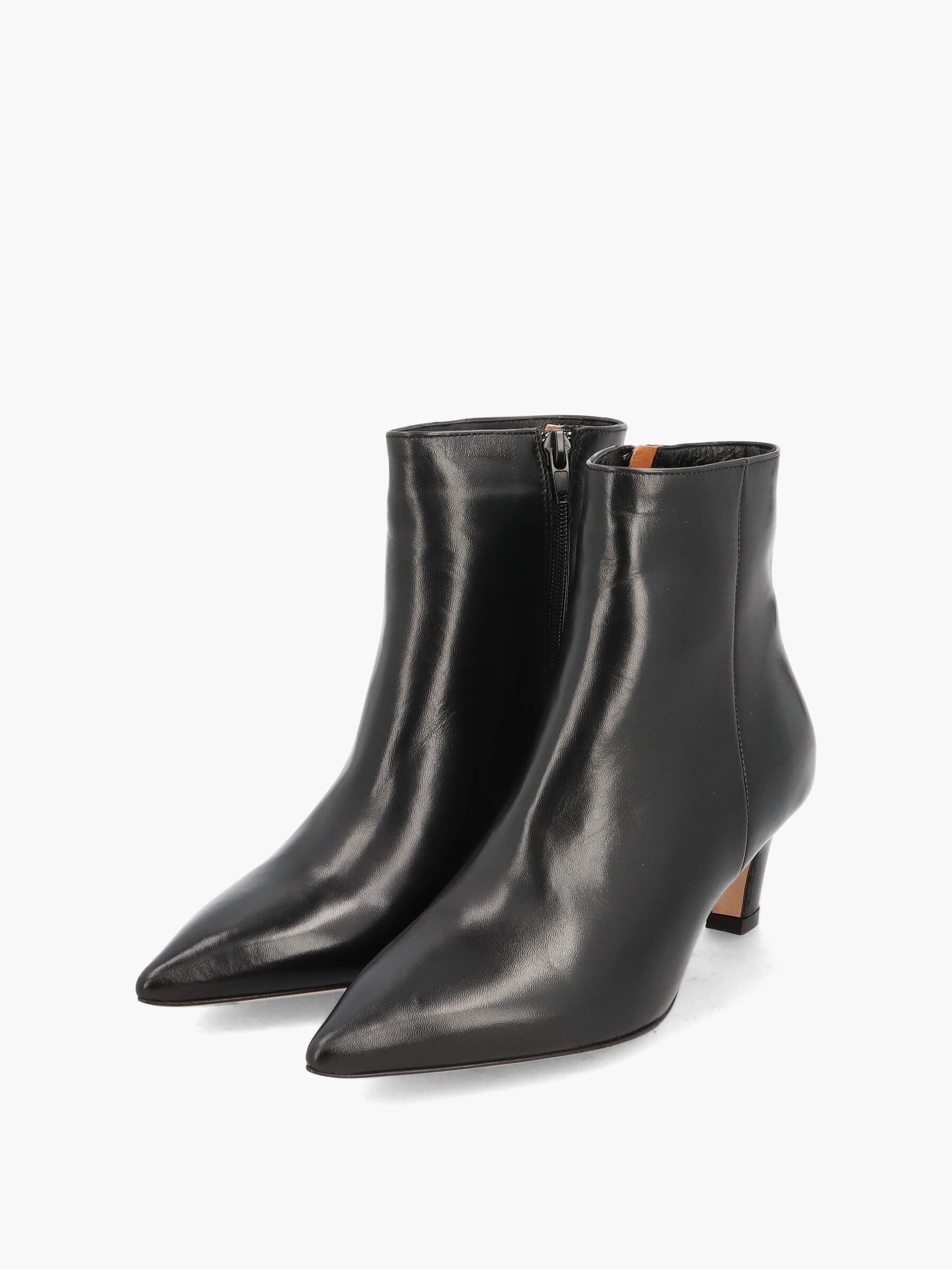 Stiefeletten schwarz 50 mm, Bekleidung, Schuhwerk, Schuh, Hoher Absatz