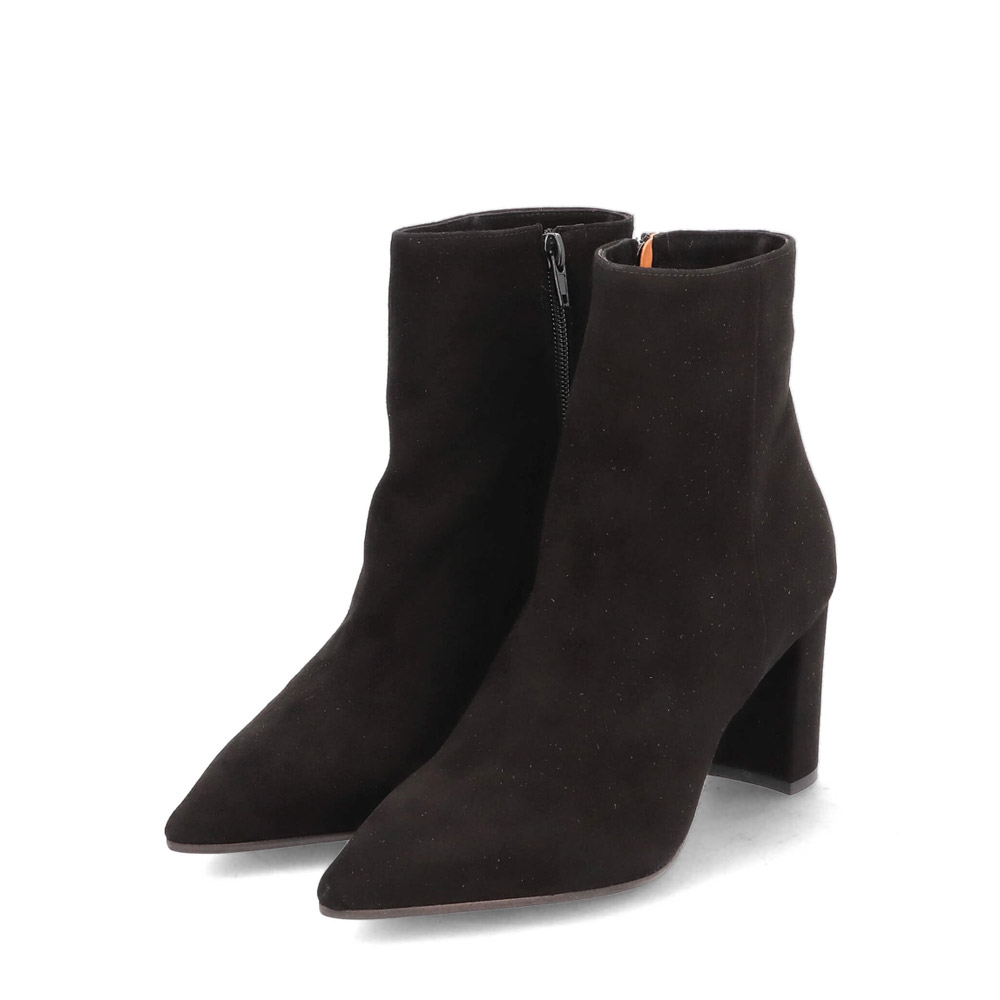 Stiefeletten nero 70 mm, Bekleidung, Schuhwerk, Schuh, Hoher Absatz, Wildleder