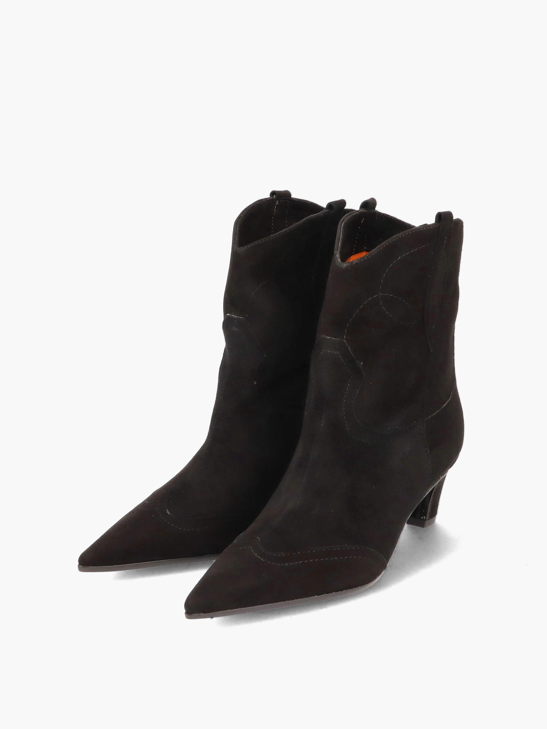 Cowboy-Boots-schwarz-50-mm-TMC452B-0010-0001-Thea-Mika_2_BMH6QhkJJjPOTu6 Cowboy boots schwarz 50 mm, Bekleidung, Schuhwerk, Hoher Absatz, Schuh, Wildleder