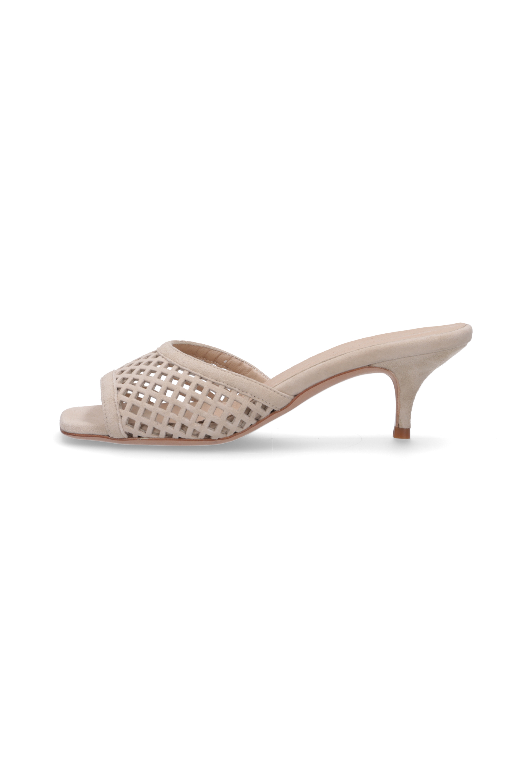 GINA-Veloursleder-Beige-TM0660M-0010-0109-Thea-Mika_1_Z GINA Veloursleder Beige, Bekleidung, Schuhwerk, Sandale, Schuh, Hoher Absatz