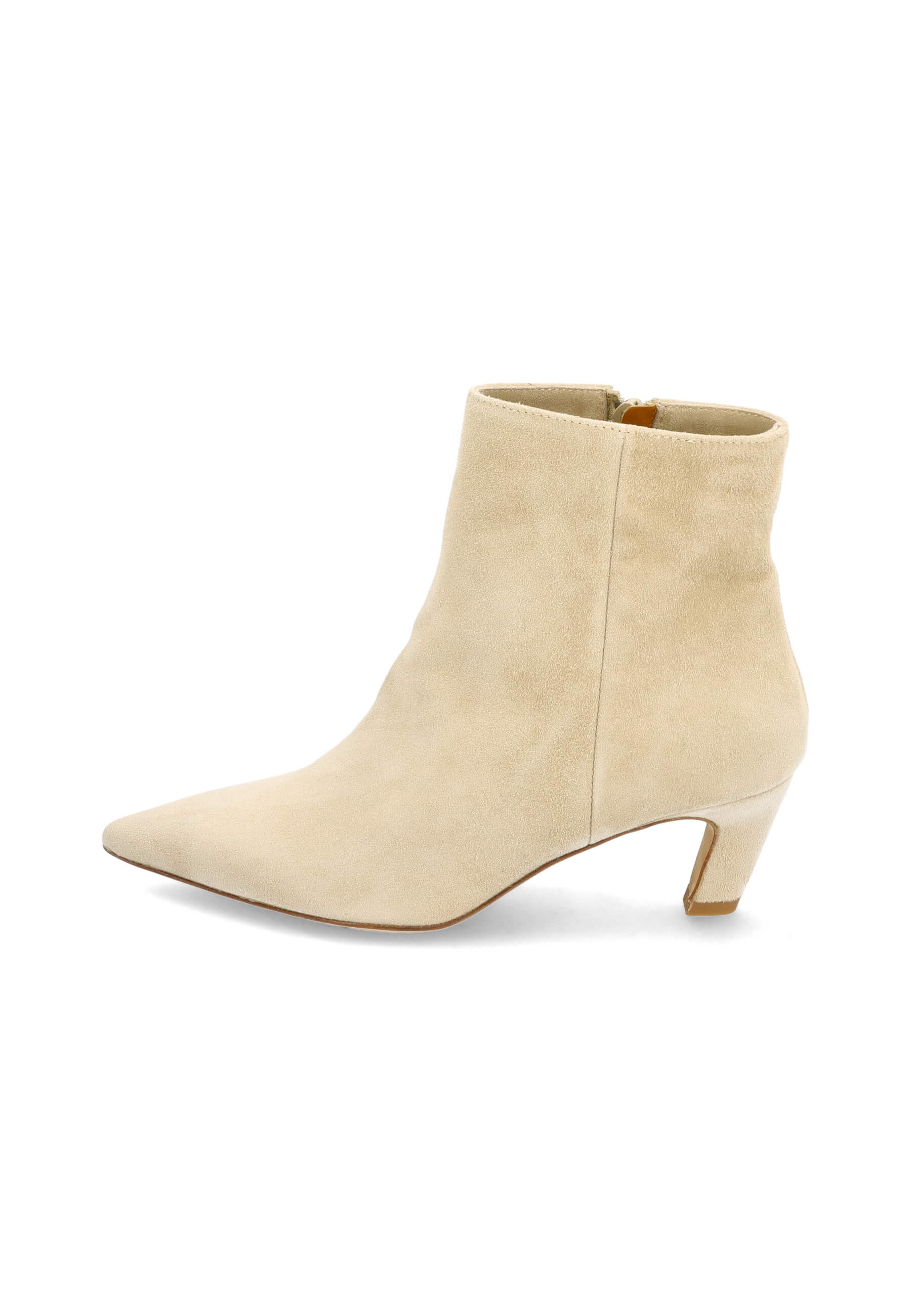 Stiefeletten beige 50 mm, Bekleidung, Schuhwerk, Schuh, Hoher Absatz